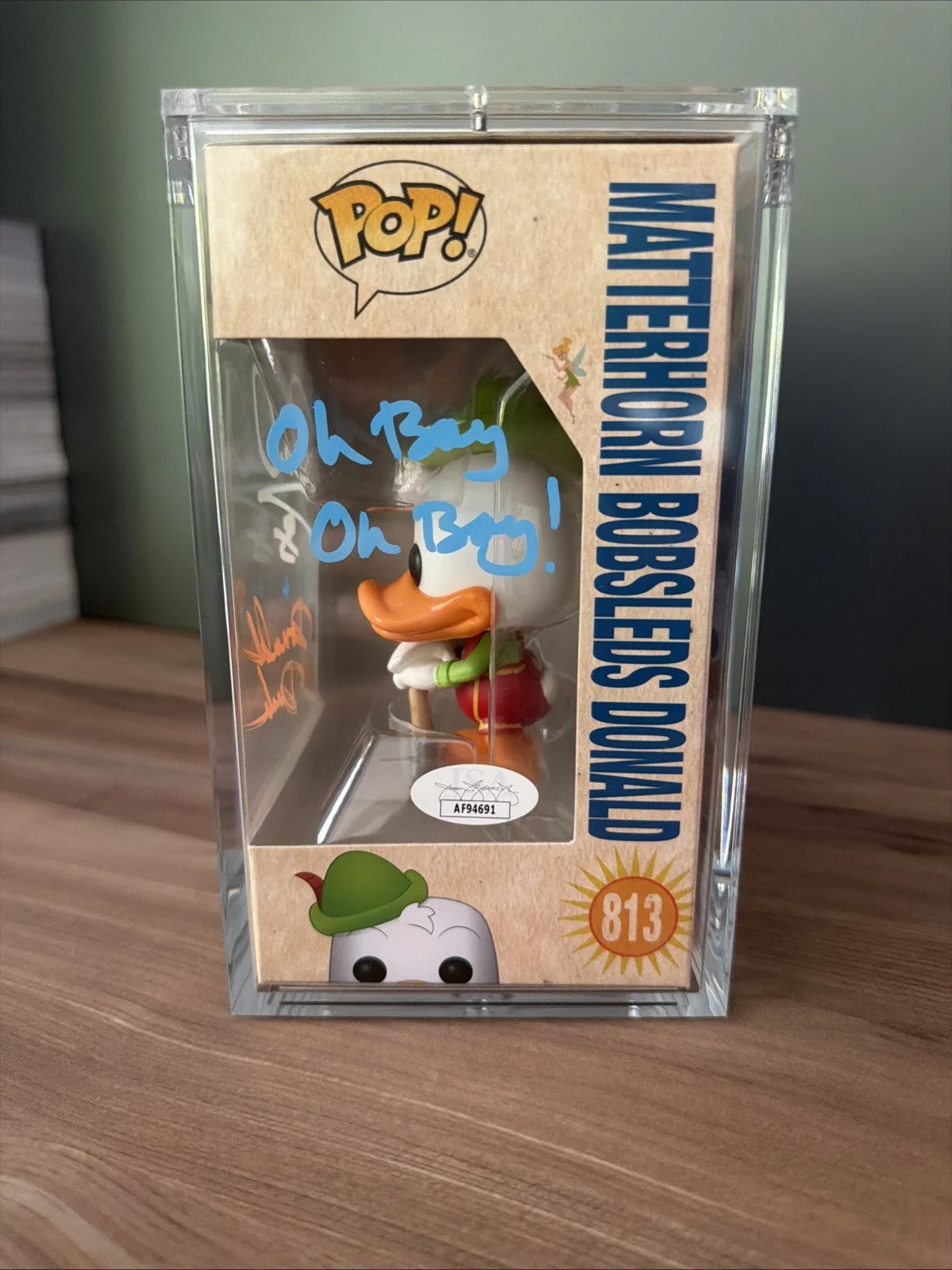 Daniel Ross — DANIEL ROSS Signed DISNEY DONALD DUCK FUNKO POP Vinyl JSA COA Cert, image 4
