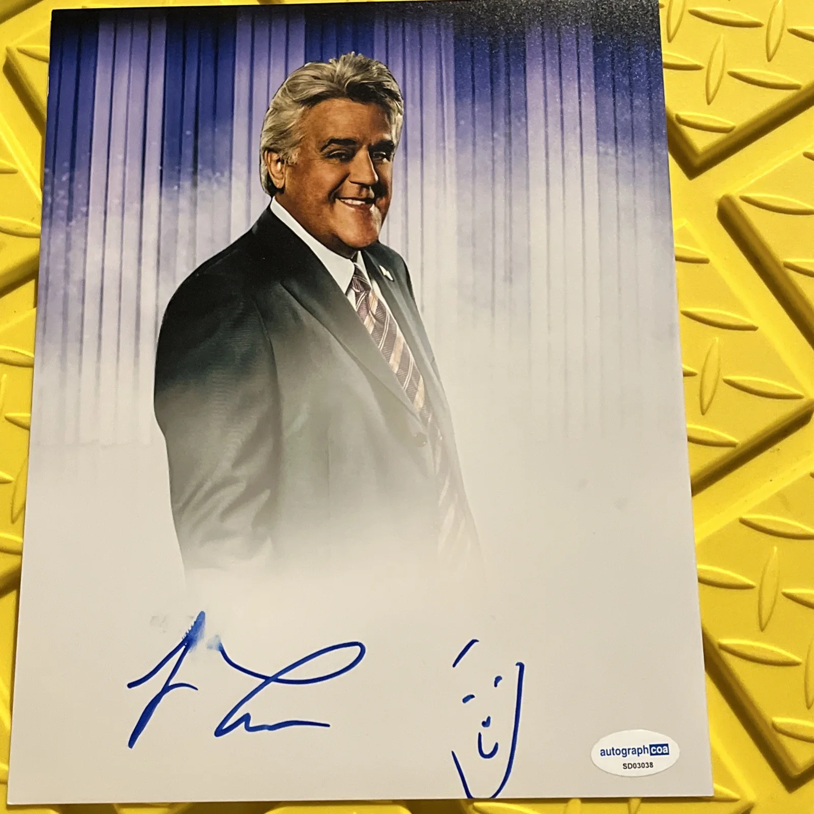 Jay Leno SIGNED AUTOGRAPHED PHOTO the jay leno show comedy ACOA CERT 8x10, изображение 4