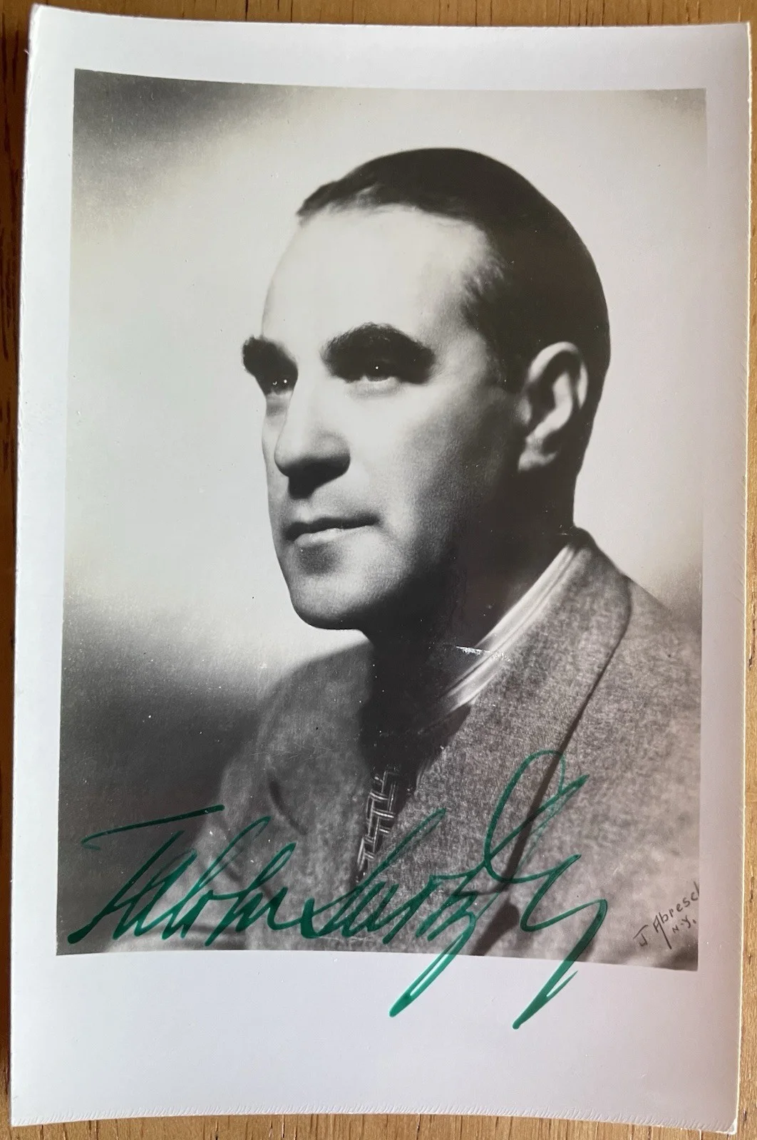 Russian Conductor Fabian Sevitzky Autograph Photo, image 3