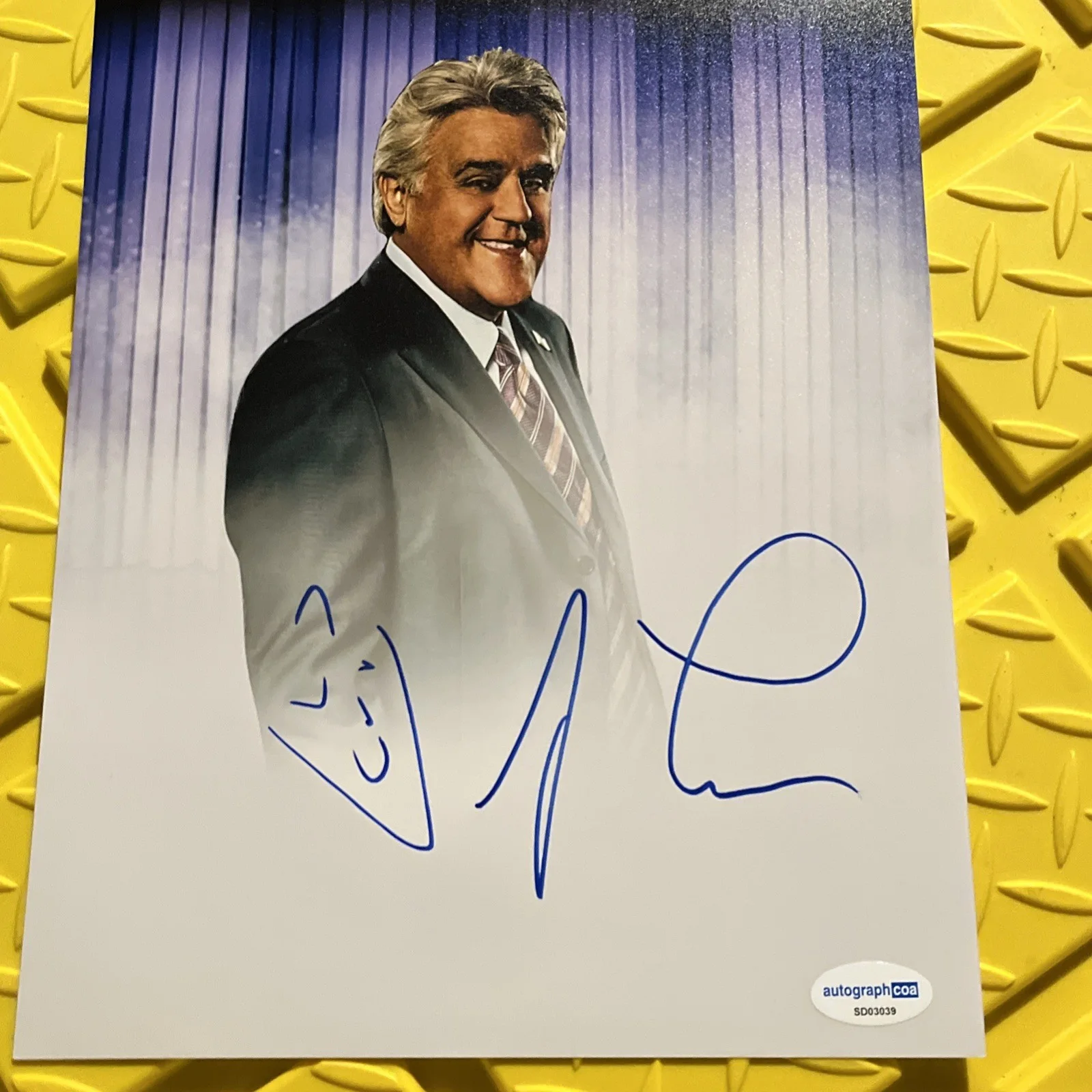 Jay Leno SIGNED AUTOGRAPHED PHOTO the jay leno show comedy ACOA CERT 8x10, изображение 4