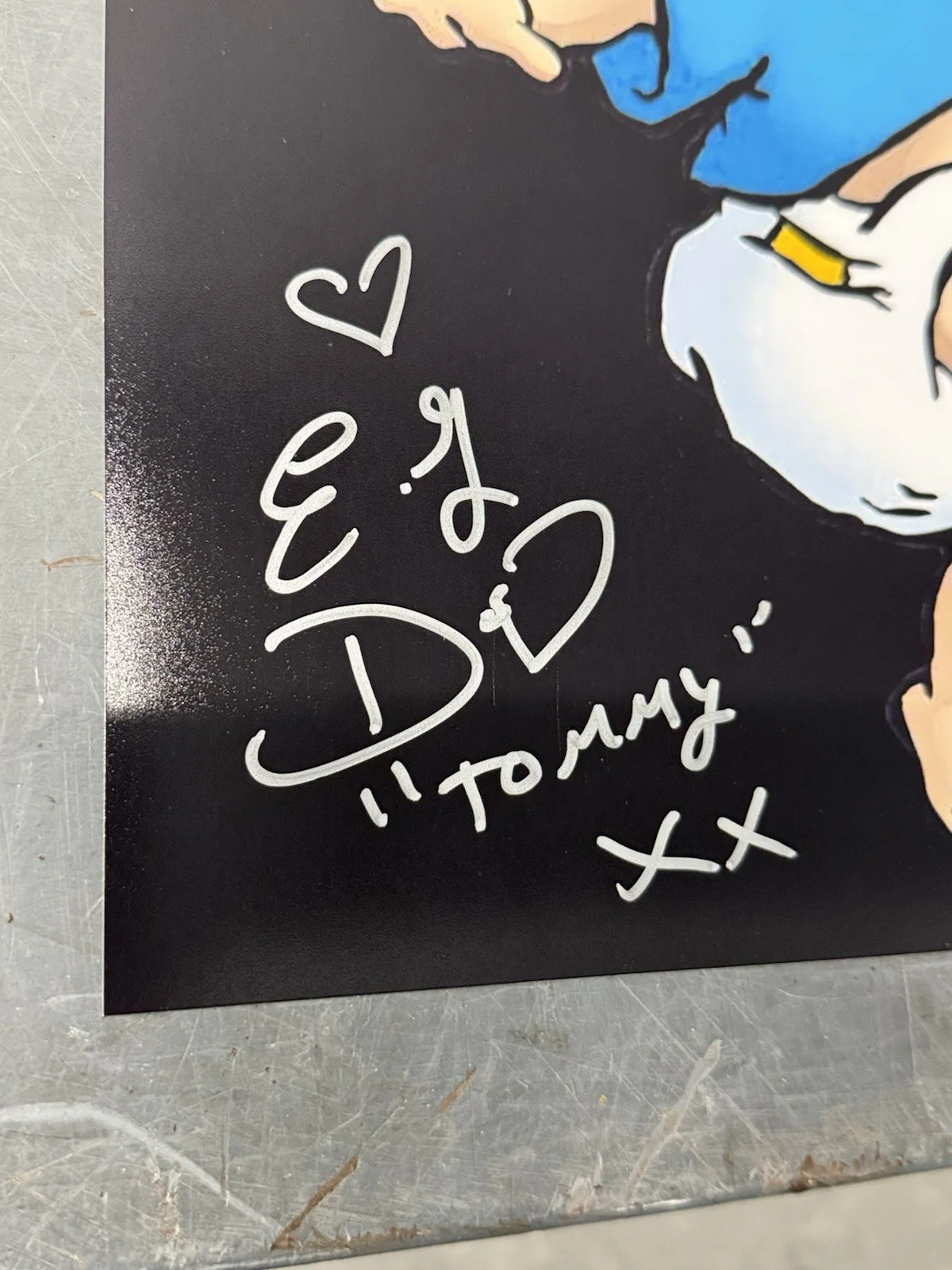 E.G. Daily — E.G. Daily signed 11x14 - Rugrats -Tommy Pickles - OC Celebrity Marketing COA, image 2