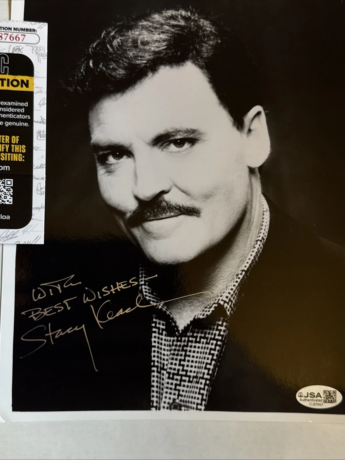 Stacy Keach — STACY KEACH Signed AUTOGRAPHED 8x10 Photo Actor Mike Hammer, Private Eye JSA, изображение 2