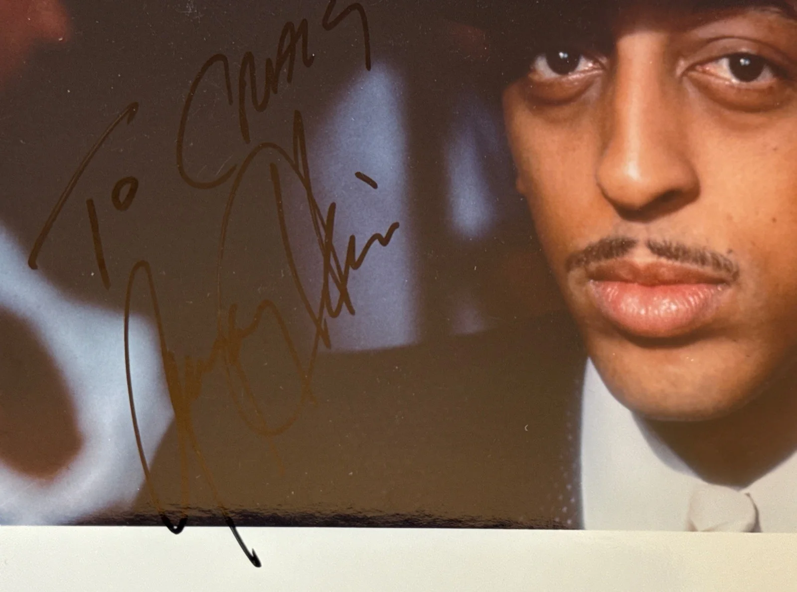 Gregory Hines — Dancer Actor GREGORY HINES Signed Autographed Photo JSA Died 2003, image 2
