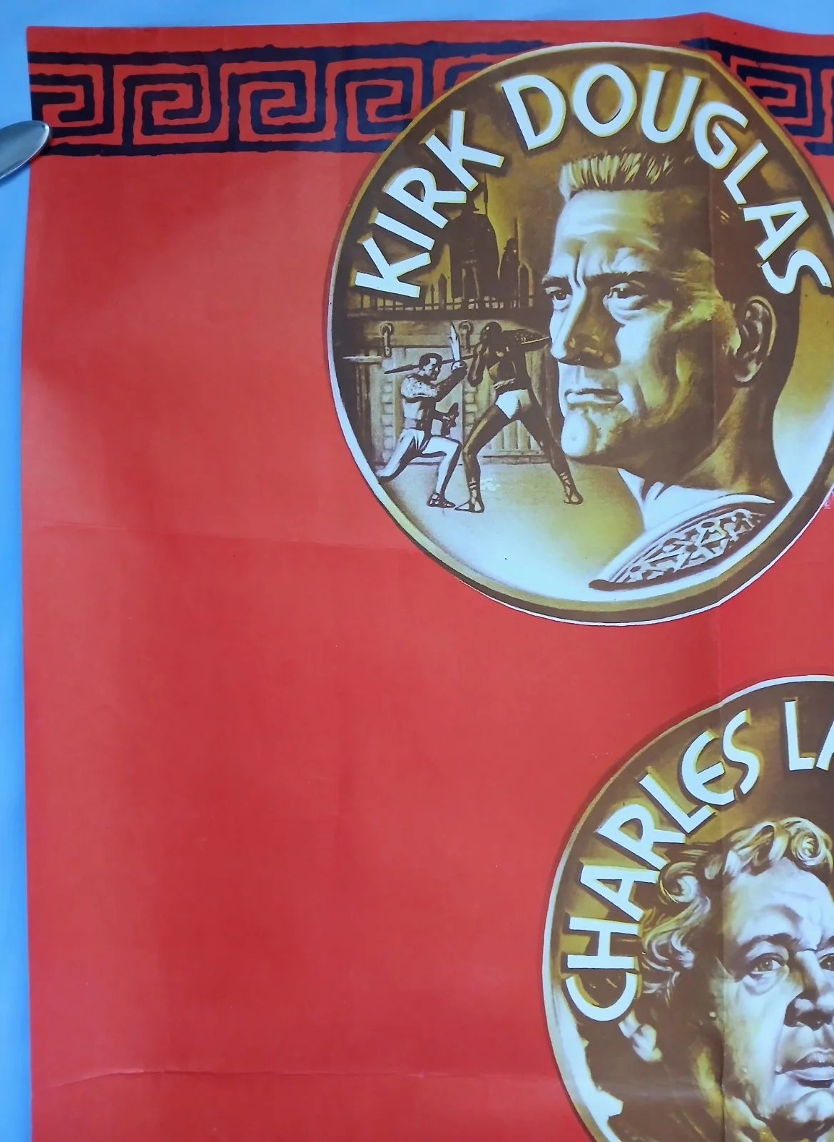 SPARTACUS (1960) original UK quad poster - Kubrick -Kirk Douglas- Saul Bass art, изображение 2