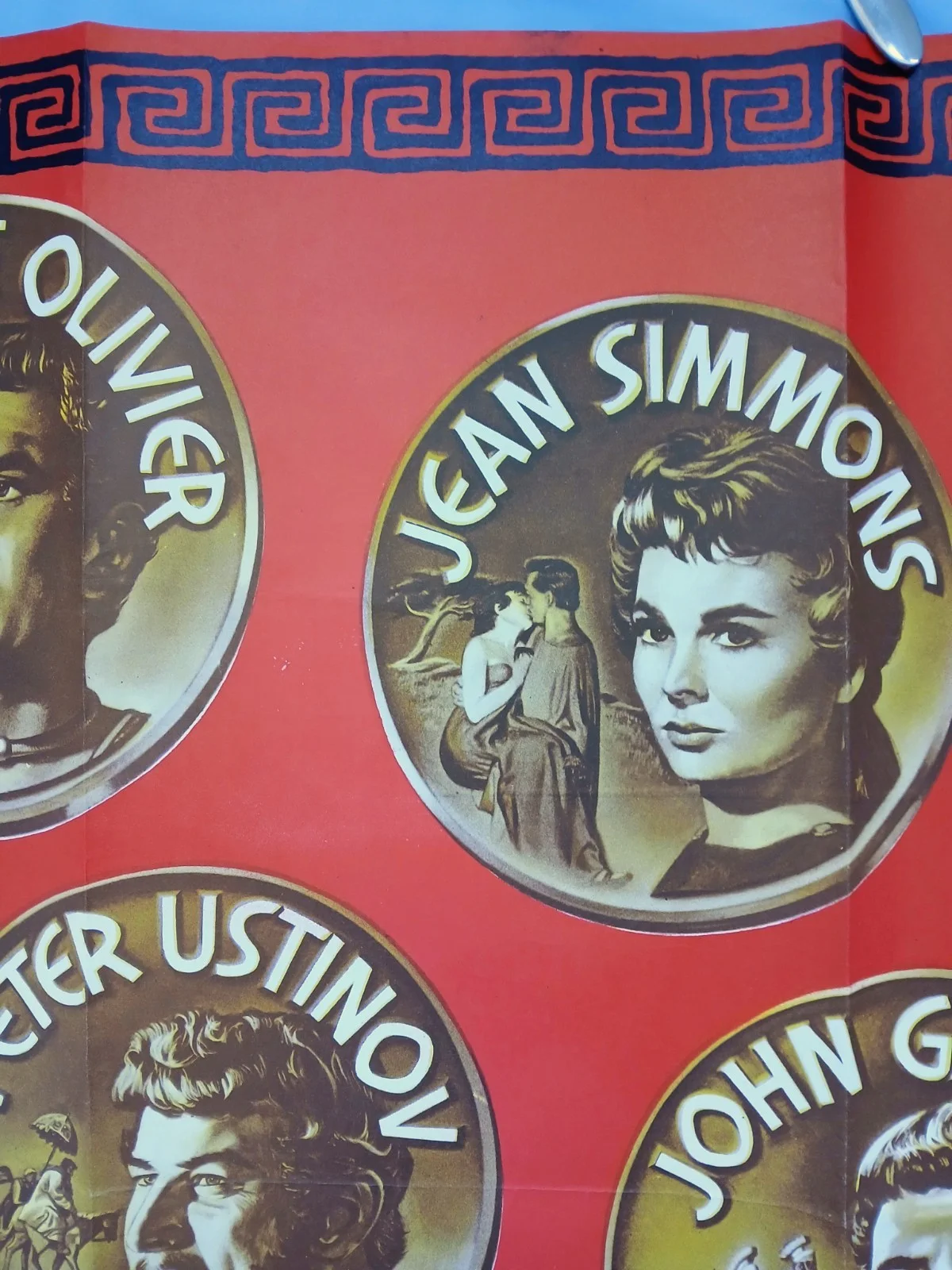 SPARTACUS (1960) original UK quad poster - Kubrick -Kirk Douglas- Saul Bass art, изображение 4