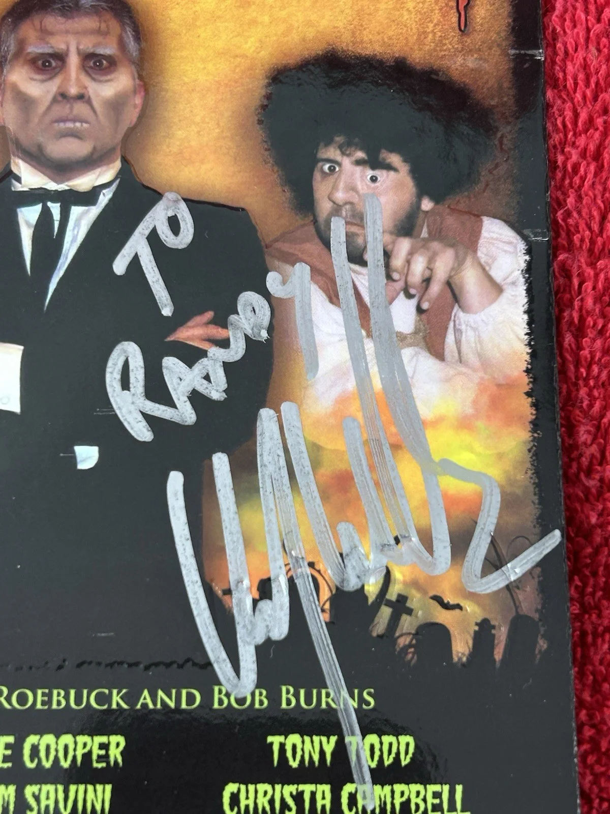 Chuck Williams Halloween Happy Haunting of America Signed Slipcase NO DISCS, изображение 2