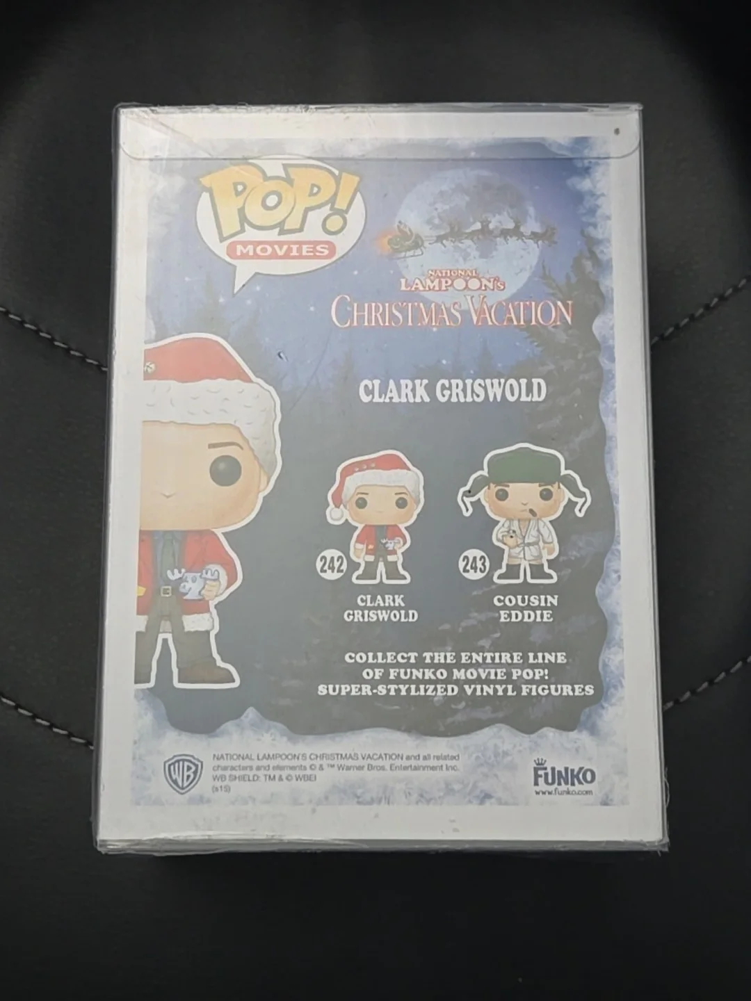 Chevy Chase — Chevy Chase & Beverly D'Angelo signed Xmas Vacation Clark Griswold 242 Funko Pop, изображение 3