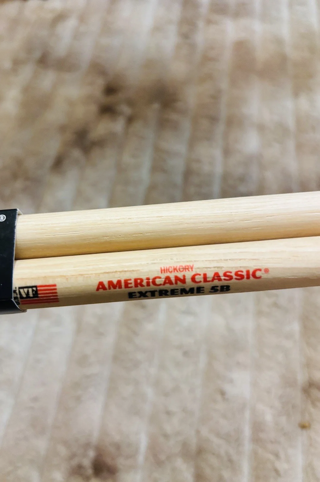 Vic Firth American Classic Extreme Drum Sticks 5B Nylon Wood Tip Drumsticks Used, image 5