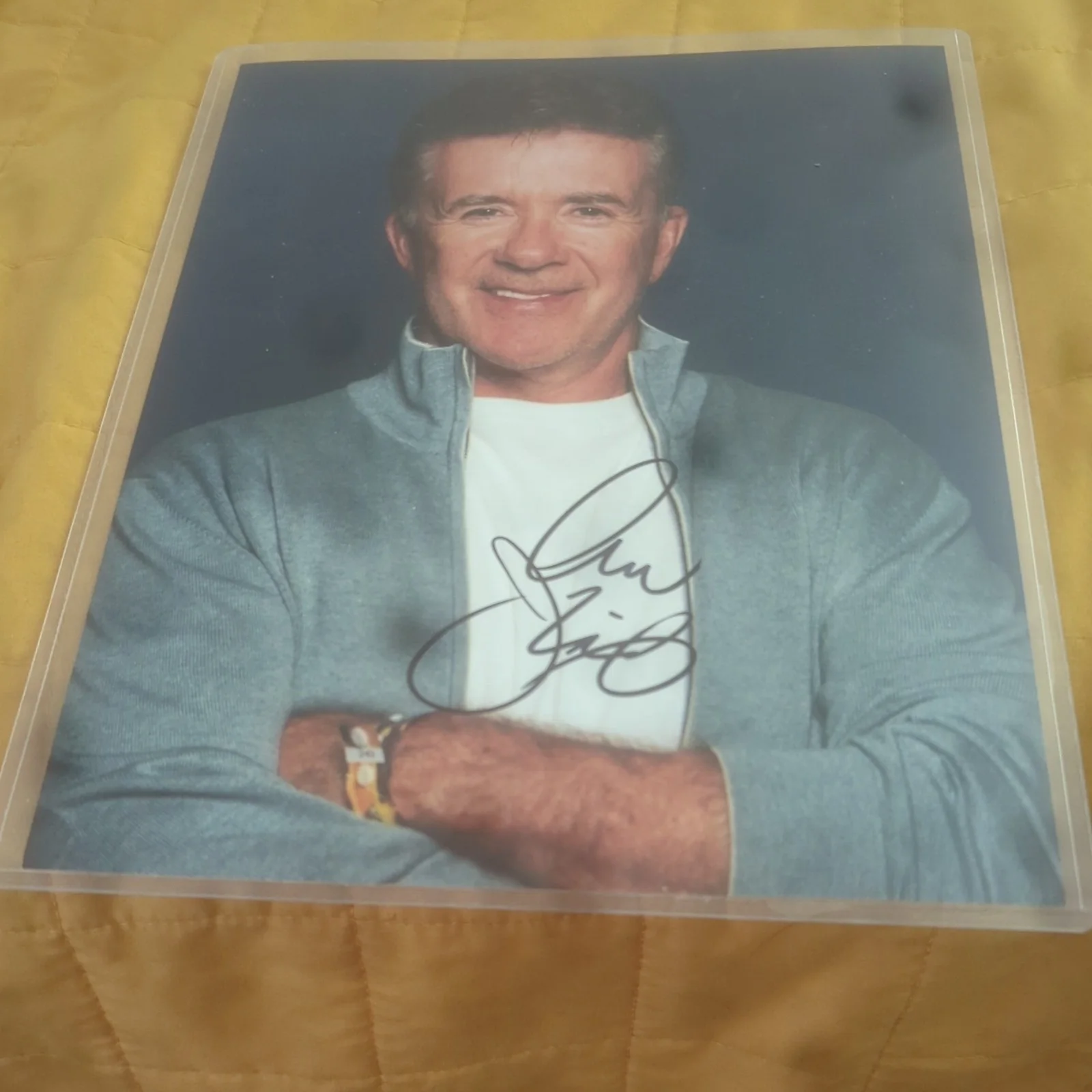 Alan Thicke Signed 8x10 Photo Autographed, Growing Pains Letter of Authenticity, image 2