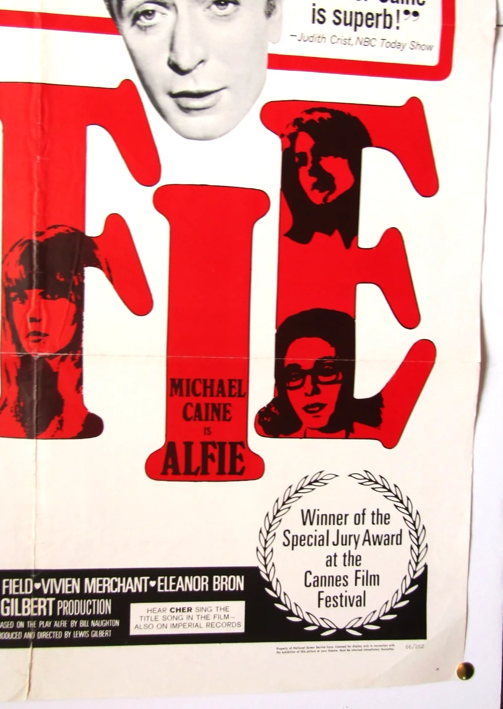 Original Alfie USA One Sheet Film Poster 1966 Michael Caine, изображение 4
