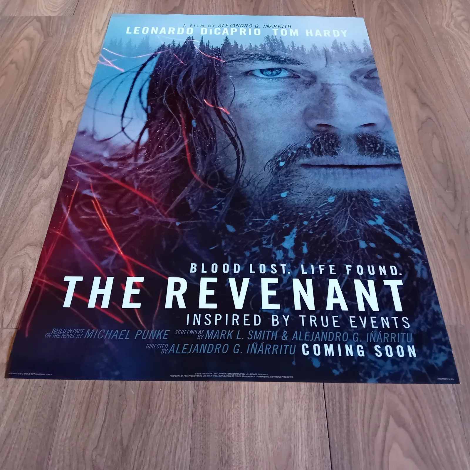 The Revenant 27 x 40 2015 Original US Movie Poster, image 2
