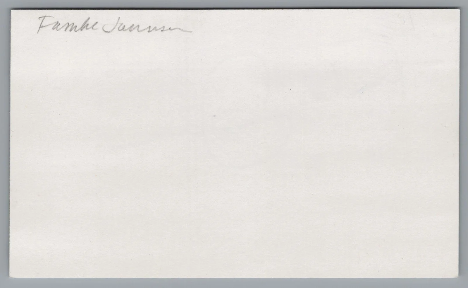 Famke Janssen — Famke Janssen Signed 3x5 Index Card X-Men Autographed, изображение 2