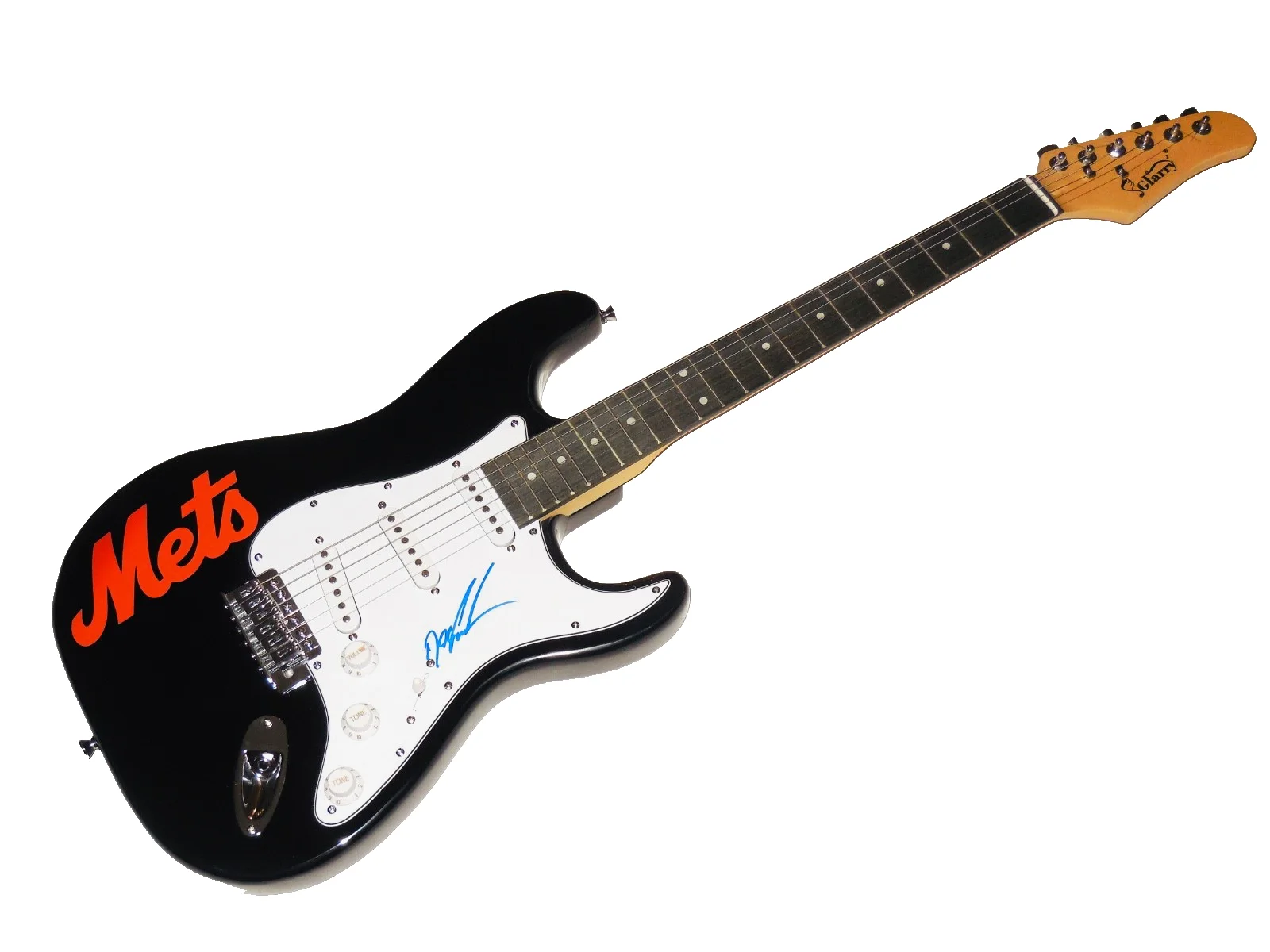 DWIGHT GOODEN AUTOGRAPHED ELECTRIC GUITAR (NEW YORK METS) - W/ COA!, изображение 4