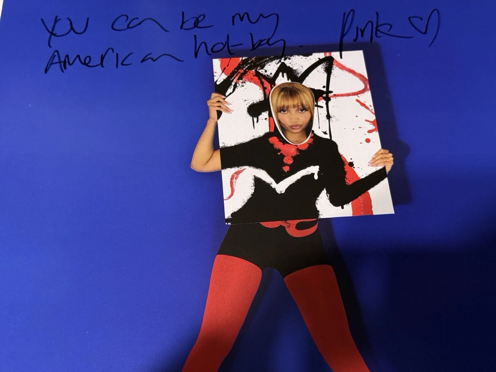 PINKPANTHERESS SIGNED FANCY SOME MORE VINYL LP with LYRICS! - BECKETT COA, изображение 2