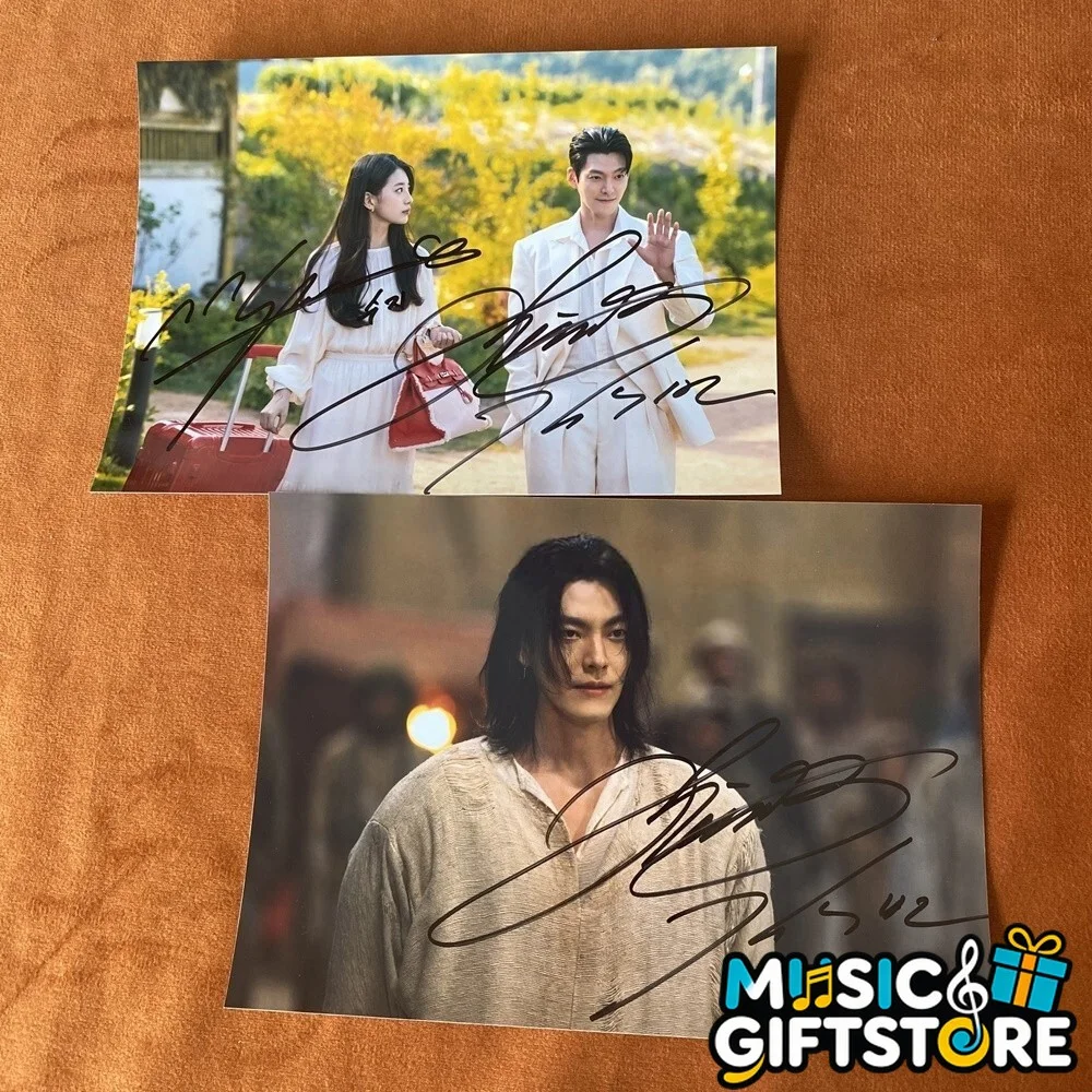 All Your Wishes Will Come True Kim Woo Bin Bae Suzy autographed photo K-POP #MUG, image 2