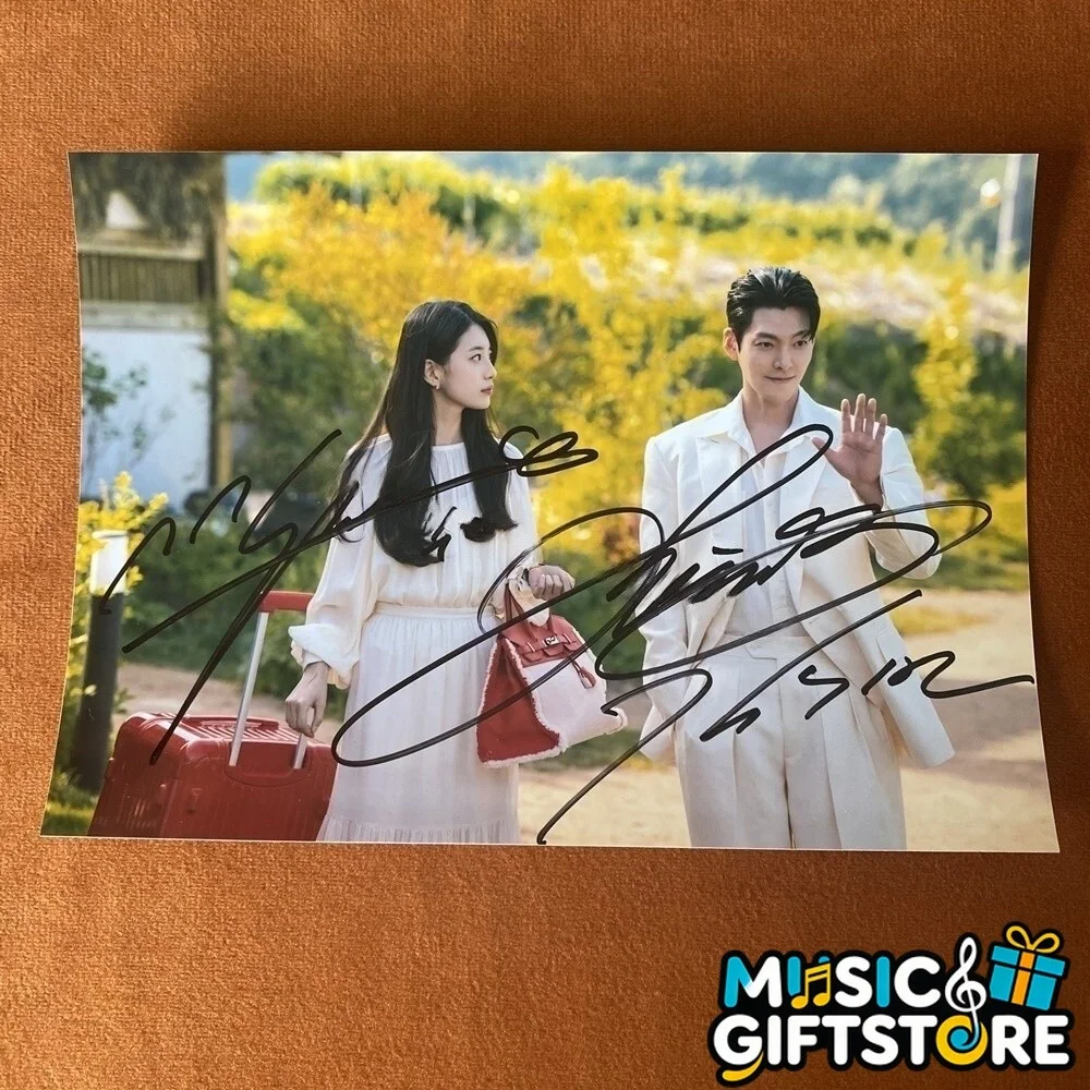 All Your Wishes Will Come True Kim Woo Bin Bae Suzy autographed photo K-POP #MUG, image 3