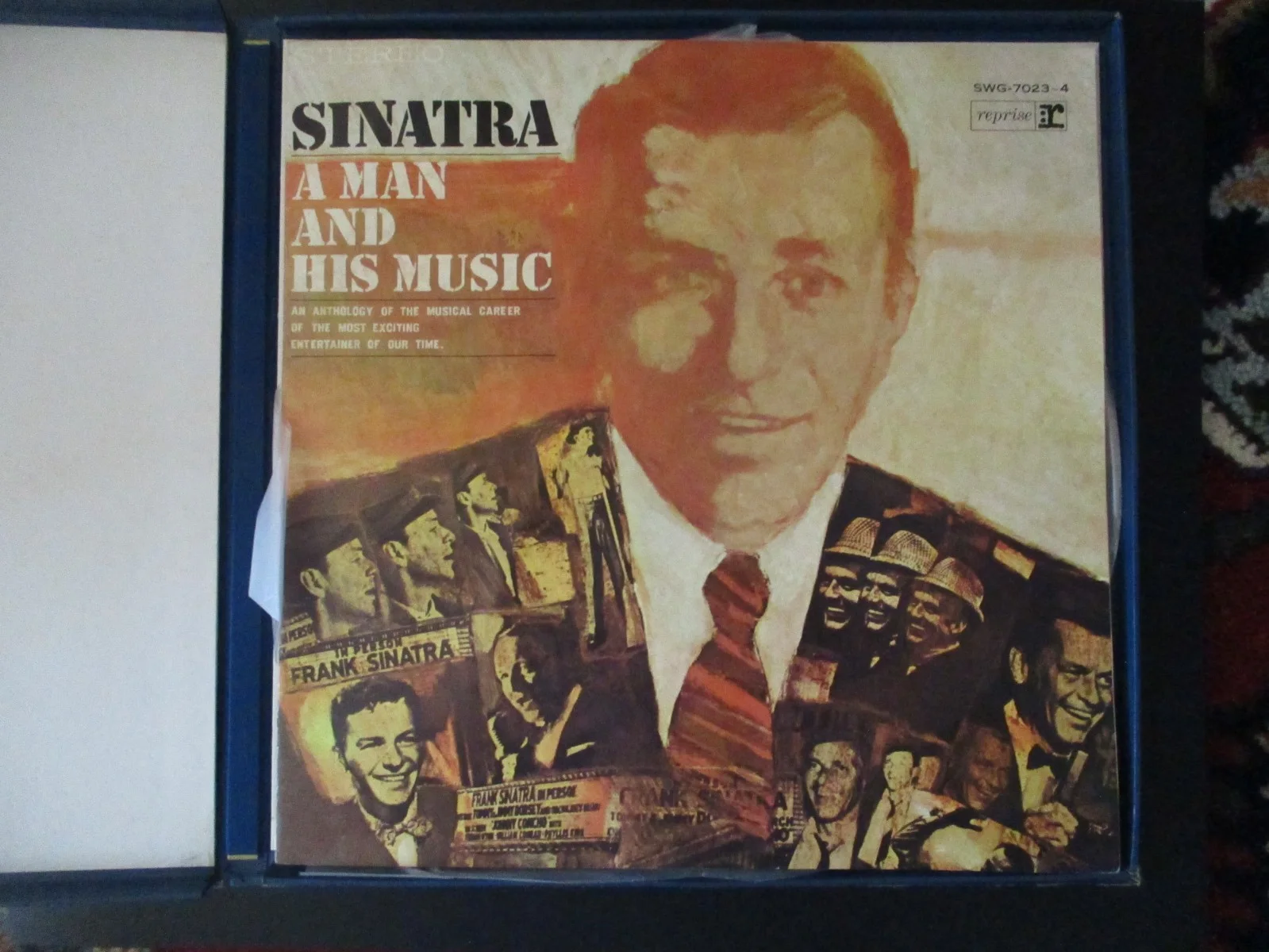 FRANK SINATRA 1965 SIGNED AUTOGRAPHED A MAN AND HIS MUSIC Japan Release BOX LP, изображение 3