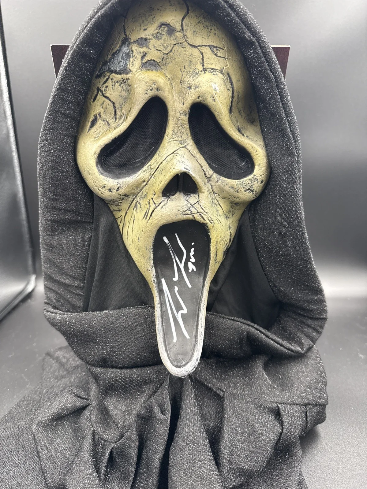 Liana Liberato — Liana Liberato Autographed Signed Deluxe Aged Ghostface Mask Scream JSA Witness