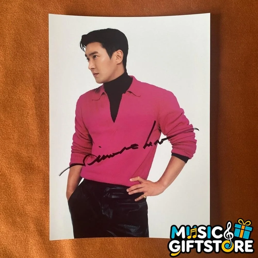 SUPER JUNIOR Choi Siwon Autographed Photo THE CULTURE, THE FUTURE K-POP 2025 #MU, изображение 3