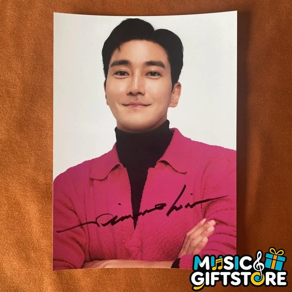SUPER JUNIOR Choi Siwon Autographed Photo THE CULTURE, THE FUTURE K-POP 2025 #MU, изображение 4