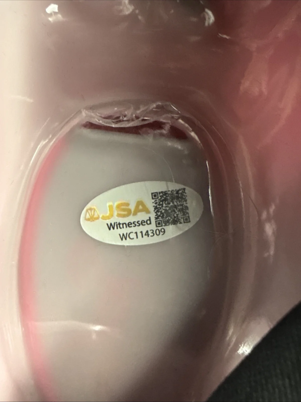 Liana Liberato — Liana Liberato Autographed Signed Fluorescent Ghostface Mask Scream JSA Witness, image 3