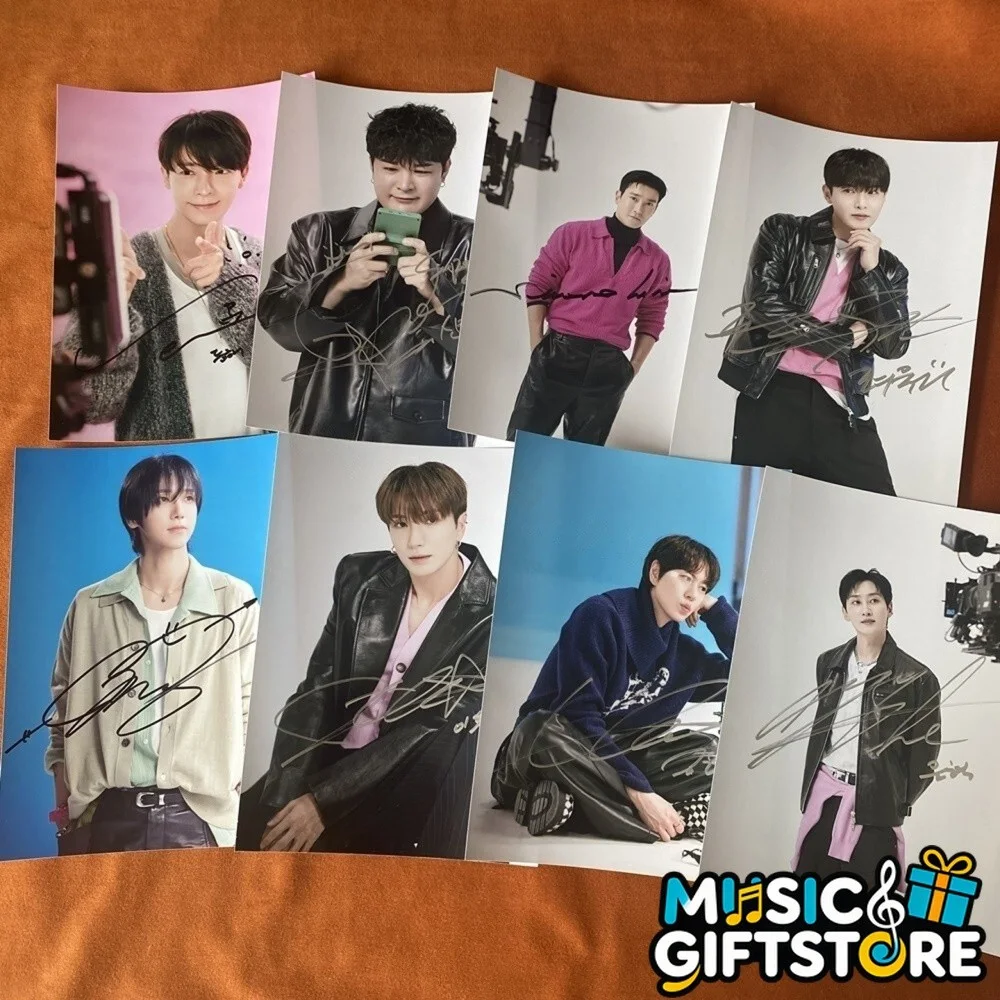 Super Junior Autographed Signed Photo THE CULTURE, THE FUTURE K-POP 2025 #MUGS, изображение 2