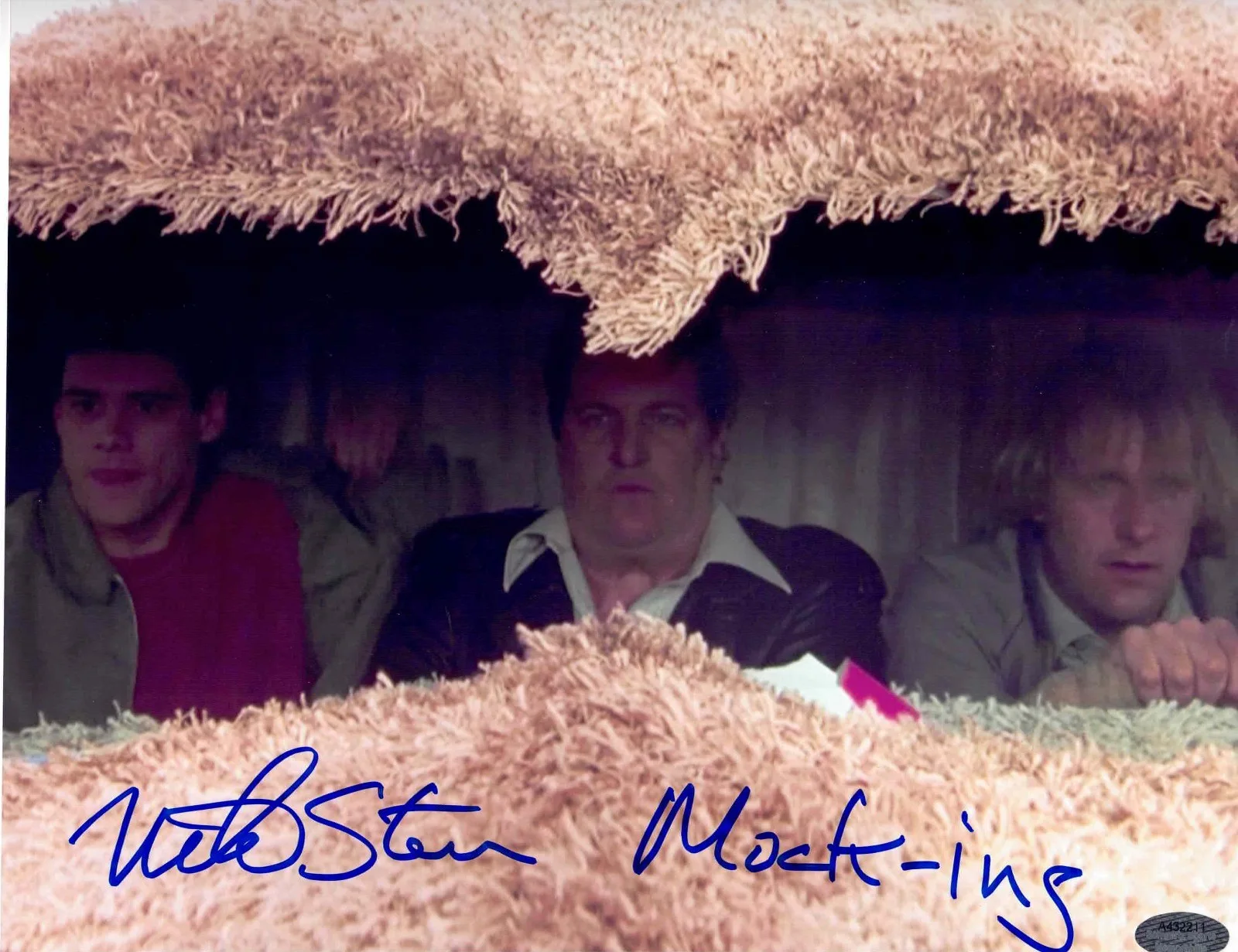 Mike Starr — Mike Starr Signed DUMB AND DUMBER Movie 8x10 Photo Gas Man w/ Jim & Jeff SS COA