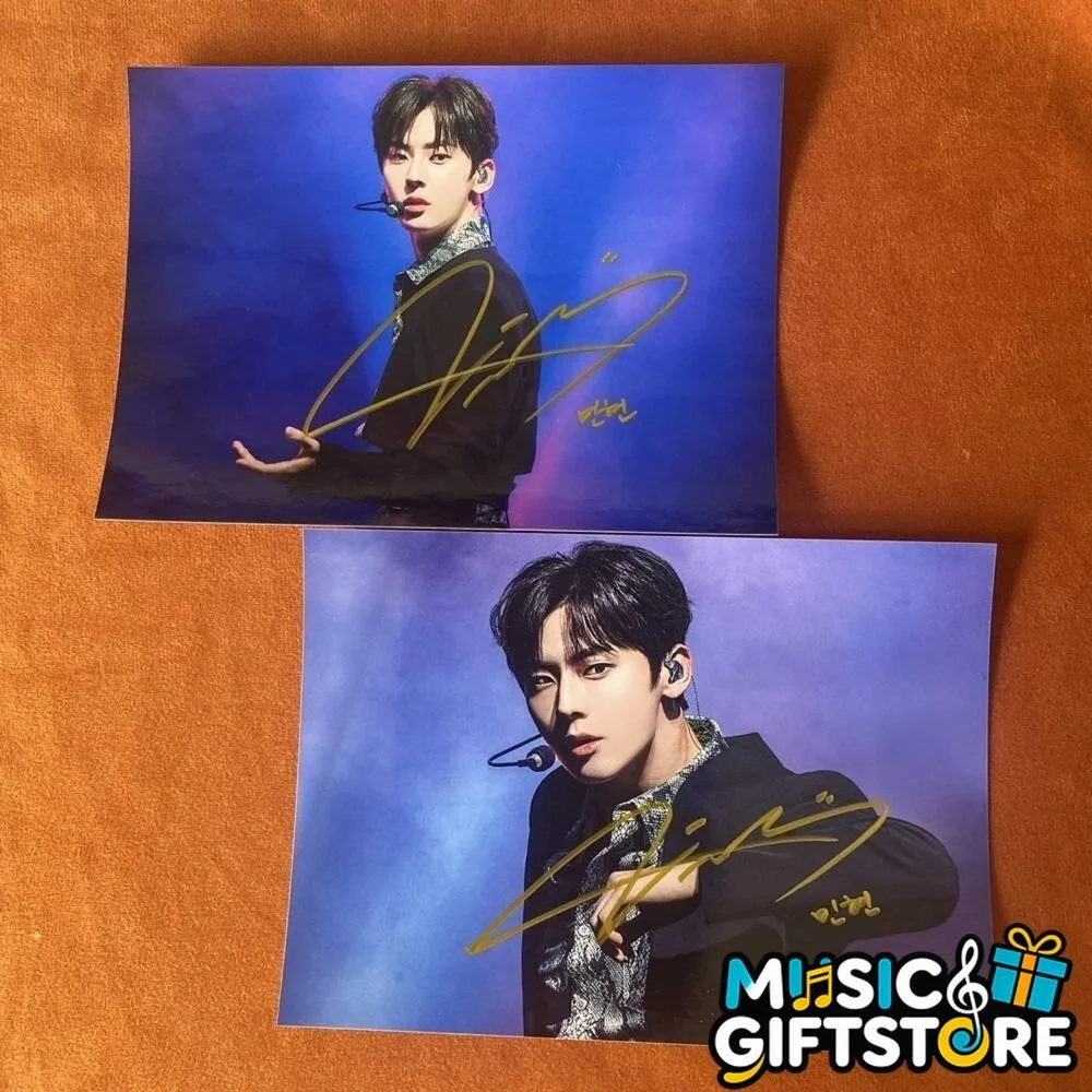Study Group Hwang Min Hyun Autographed Signed Photo K-POP COLLECTION 2025A #MUGS, изображение 2