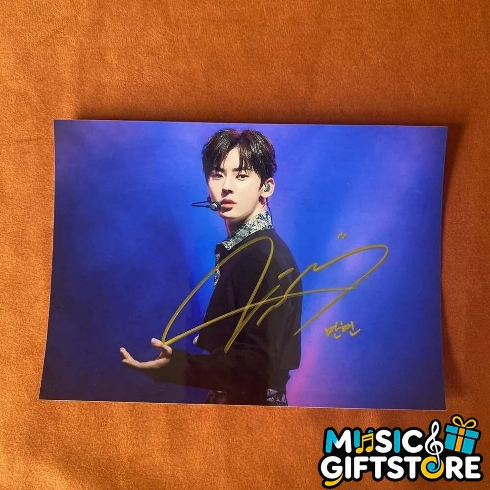 Study Group Hwang Min Hyun Autographed Signed Photo K-POP COLLECTION 2025A #MUGS, изображение 3