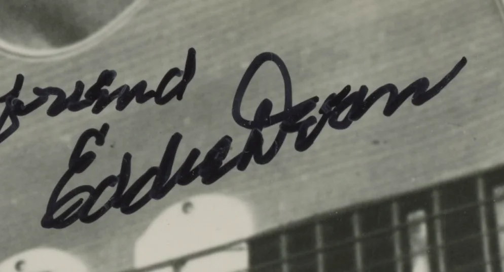 Eddie Dean Western Cowboy Singer Autographed Signed 8x10 Photo AMCo COA 26505, изображение 2