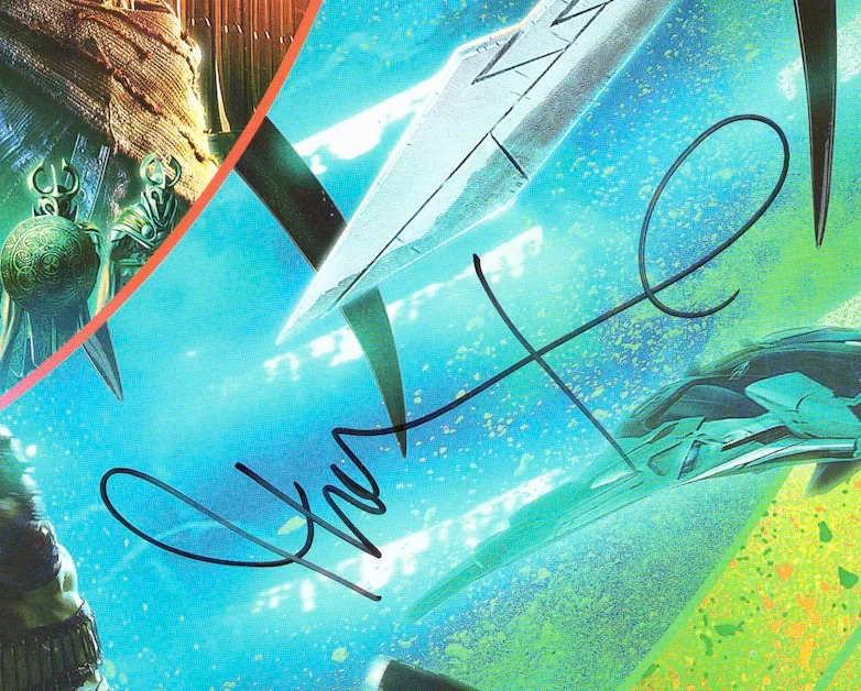 Taika Watiti — Taika Waititi Autographed Signed Thor Ragnarok 27x40 Movie Poster AMCo COA 20066, изображение 2