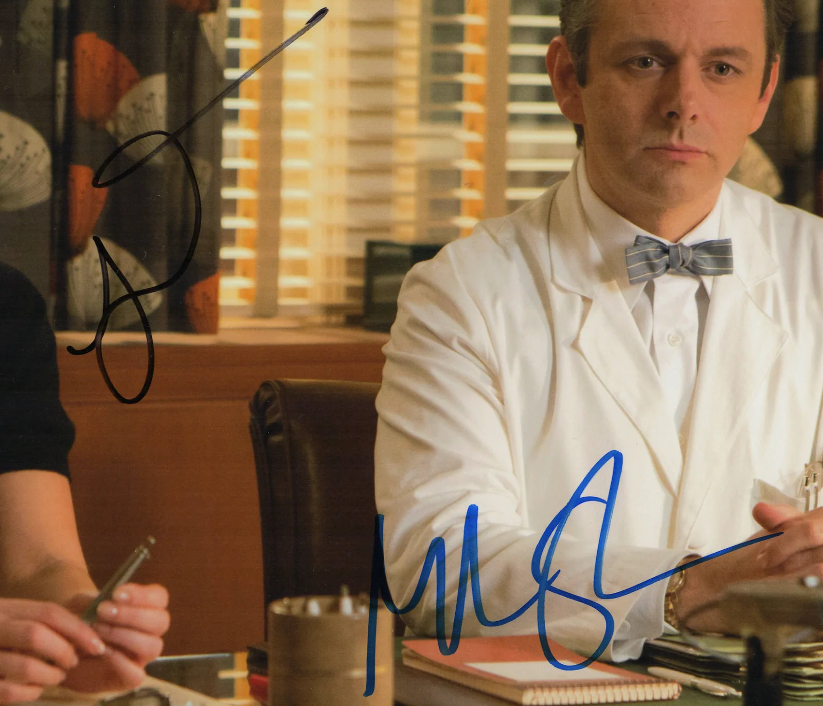 Lizzy Caplan Michael Sheen Masters of Sex Signed 11x14 Photo JSA COA 1074, изображение 2