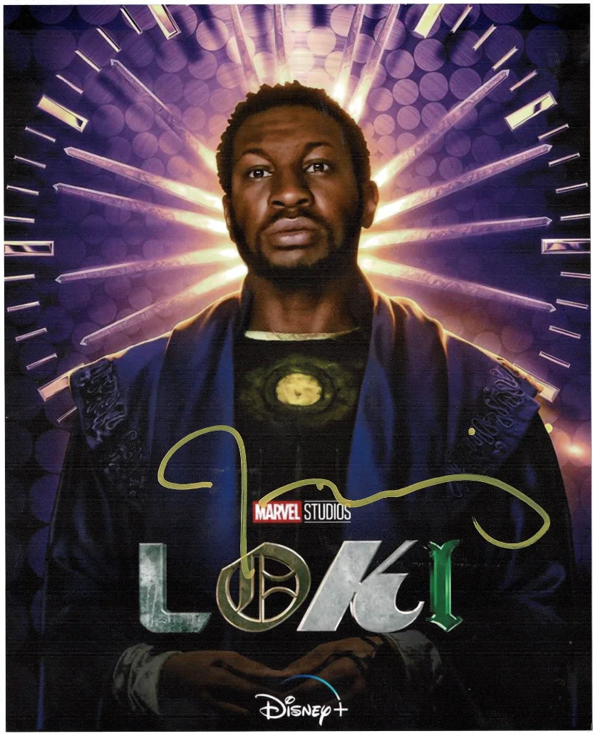 Jonathan Majors — Jonathan Majors Kang Marvel Autographed Signed 8x10 Photo AMCo COA 22947