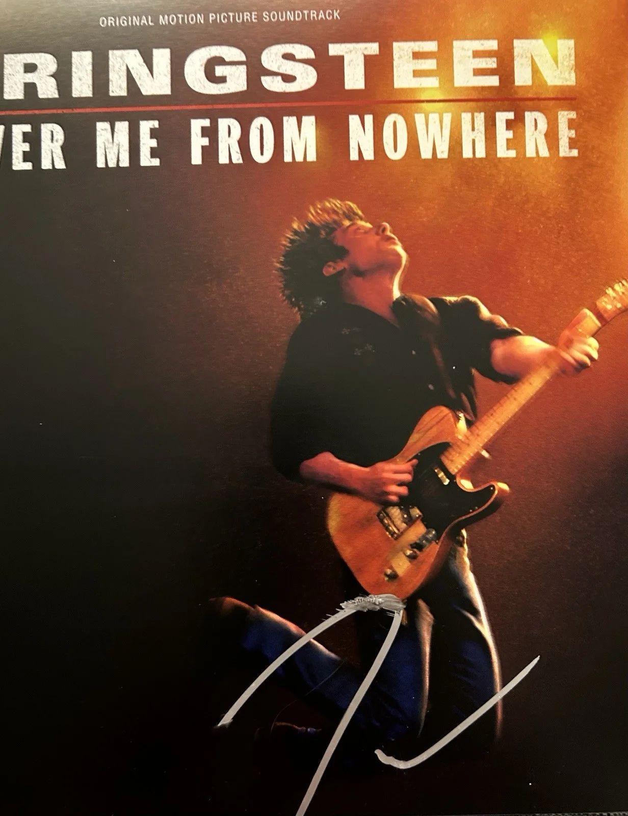 JEREMY ALLEN WHITE SIGNED SPRINGSTEEN DELIVER ME FROM NOWHERE VINYL BECKETT COA, image 3