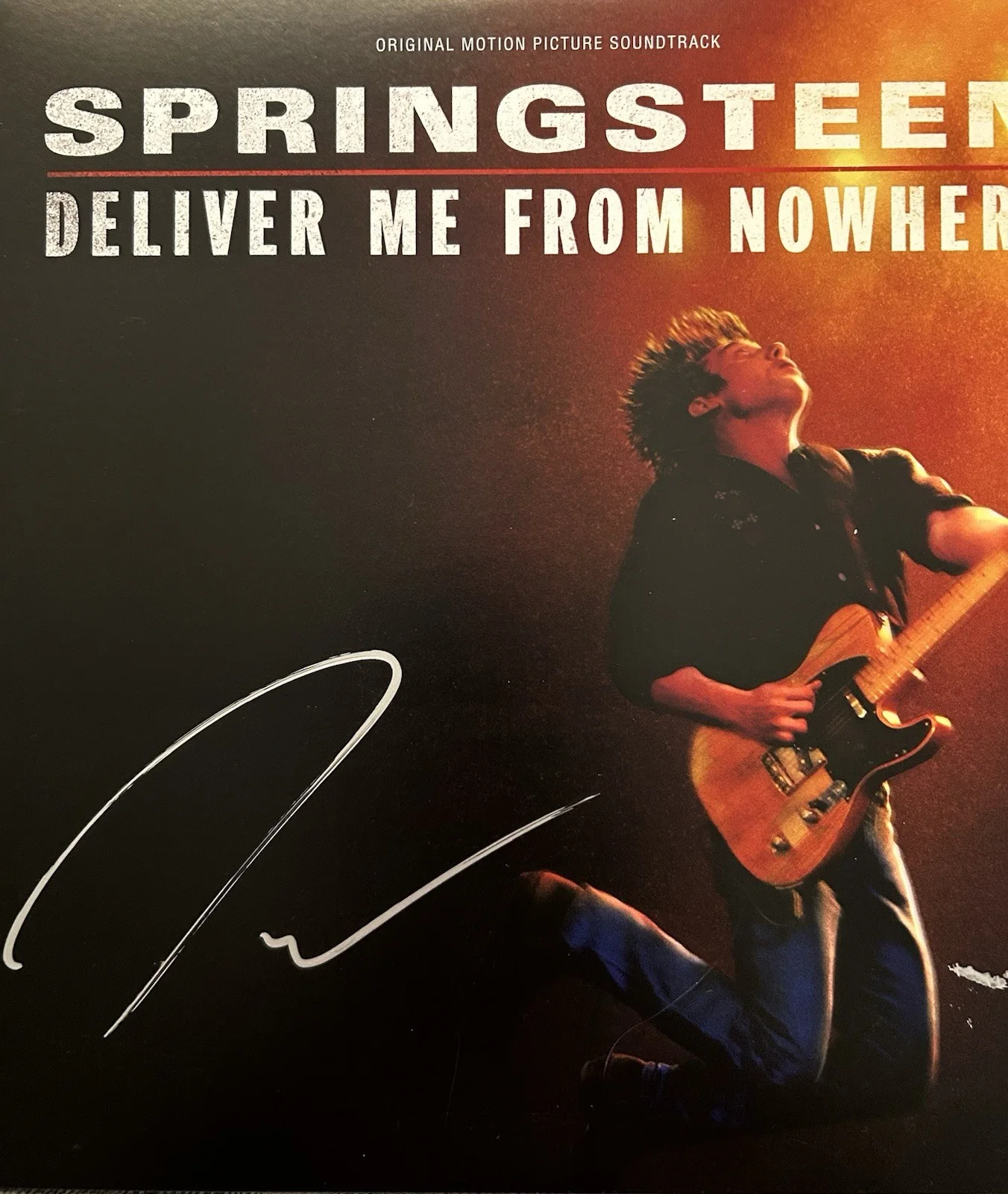 JEREMY ALLEN WHITE SIGNED SPRINGSTEEN DELIVER ME FROM NOWHERE VINYL BECKETT COA, image 3