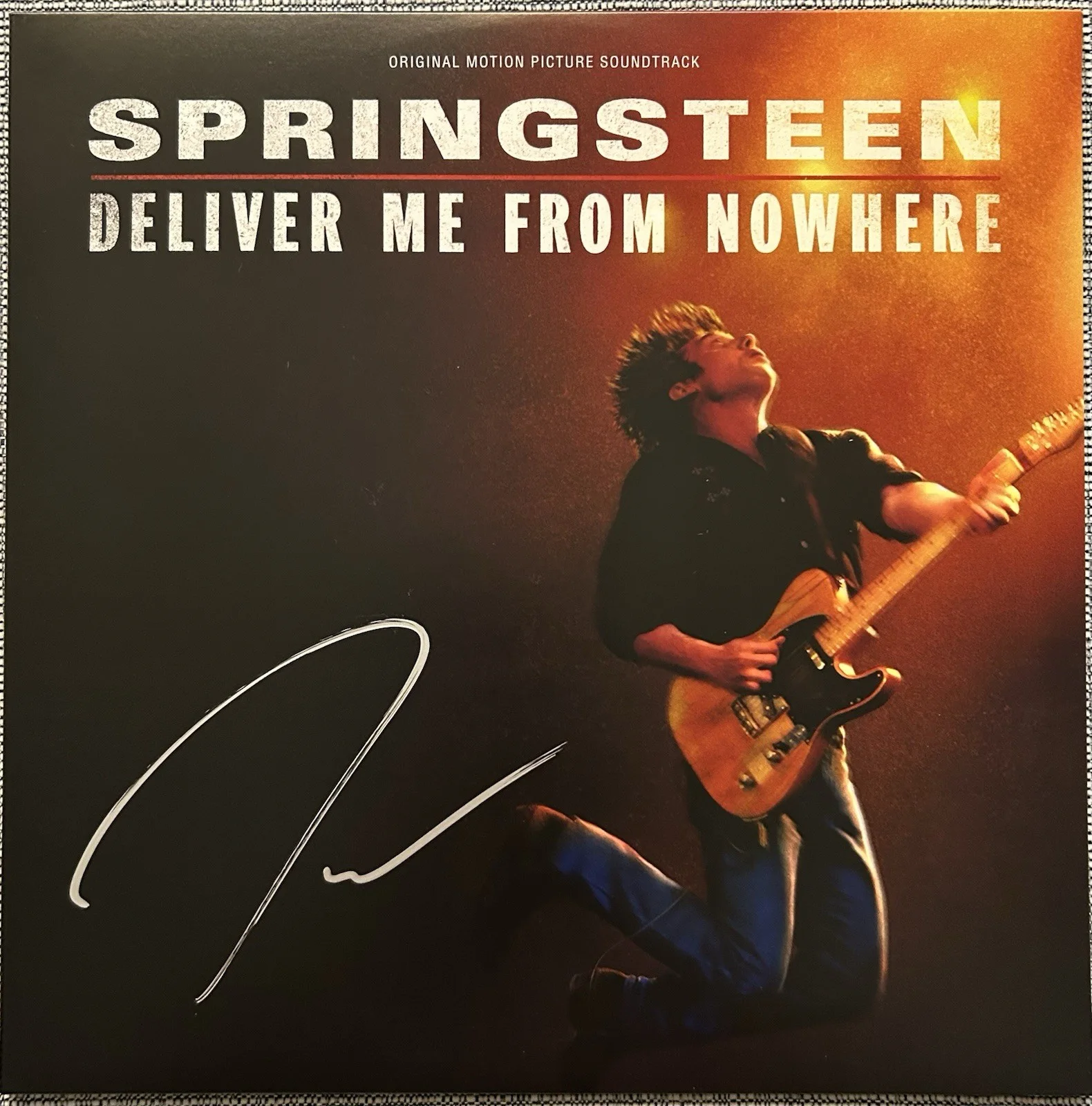 JEREMY ALLEN WHITE SIGNED SPRINGSTEEN DELIVER ME FROM NOWHERE VINYL BECKETT COA, image 2