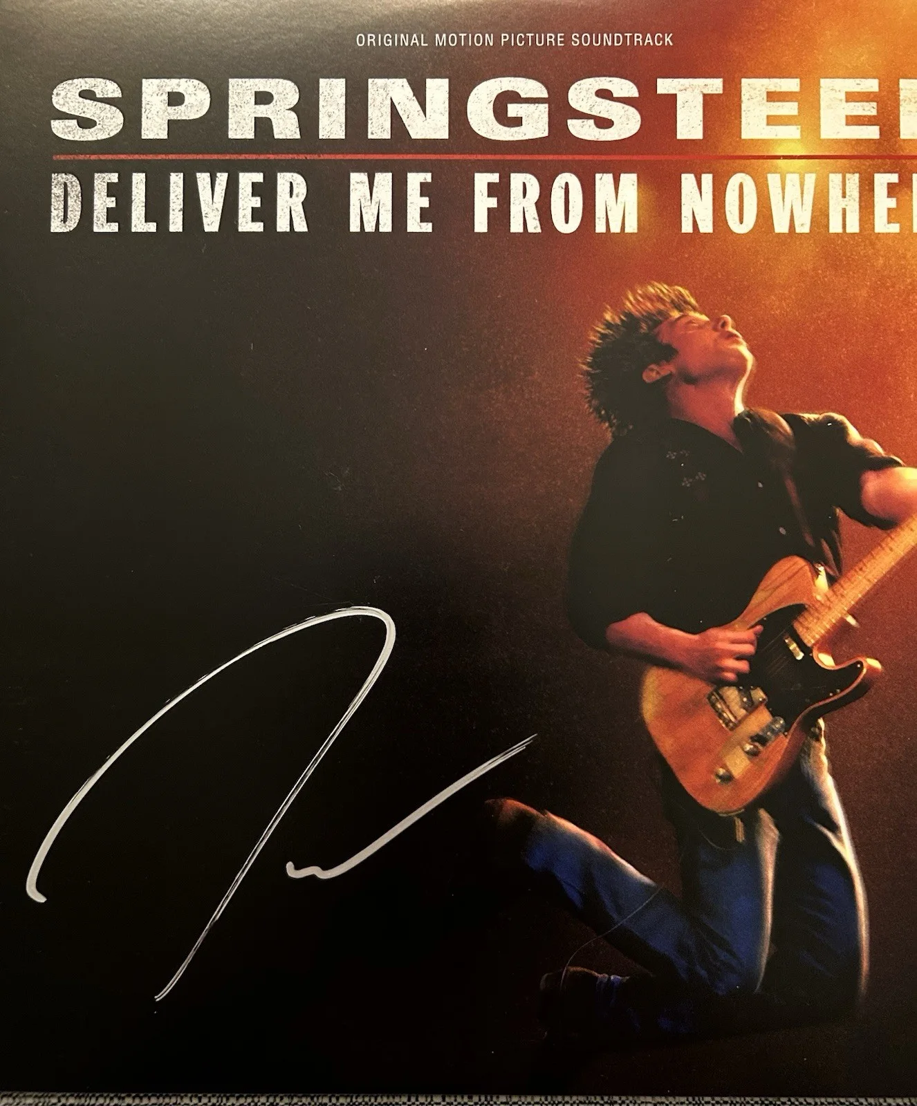 JEREMY ALLEN WHITE SIGNED SPRINGSTEEN DELIVER ME FROM NOWHERE VINYL BECKETT COA, image 3