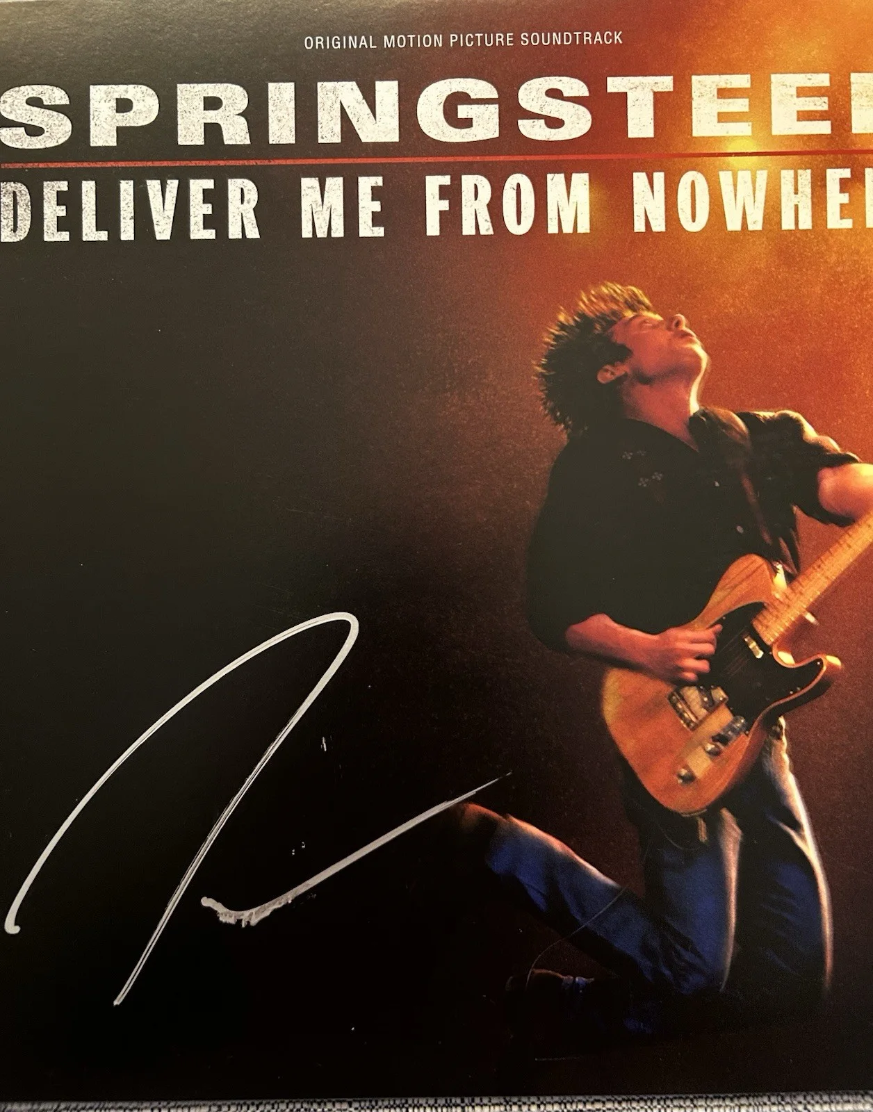 JEREMY ALLEN WHITE SIGNED SPRINGSTEEN DELIVER ME FROM NOWHERE VINYL BECKETT COA, image 3