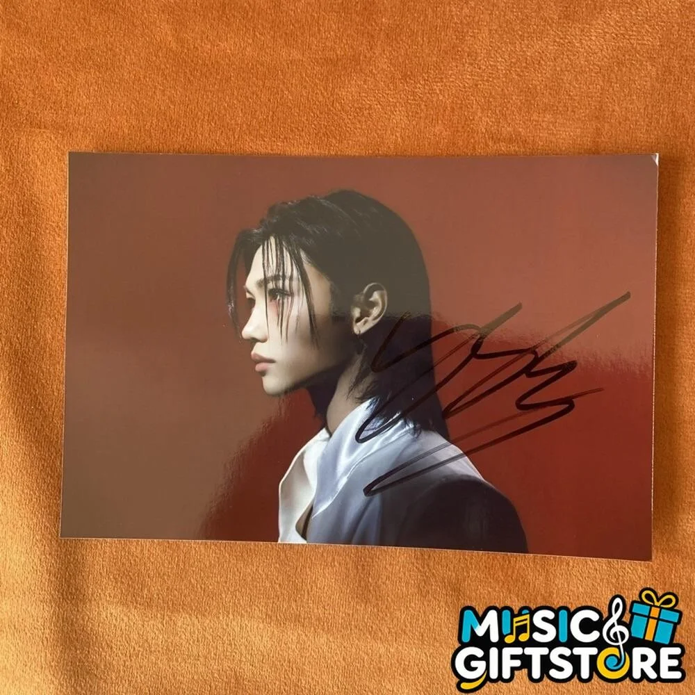 Stray Kids FELIX Felix Photo Autographed Signed K-POP Collection 4*6 2025A #MUGS, изображение 4