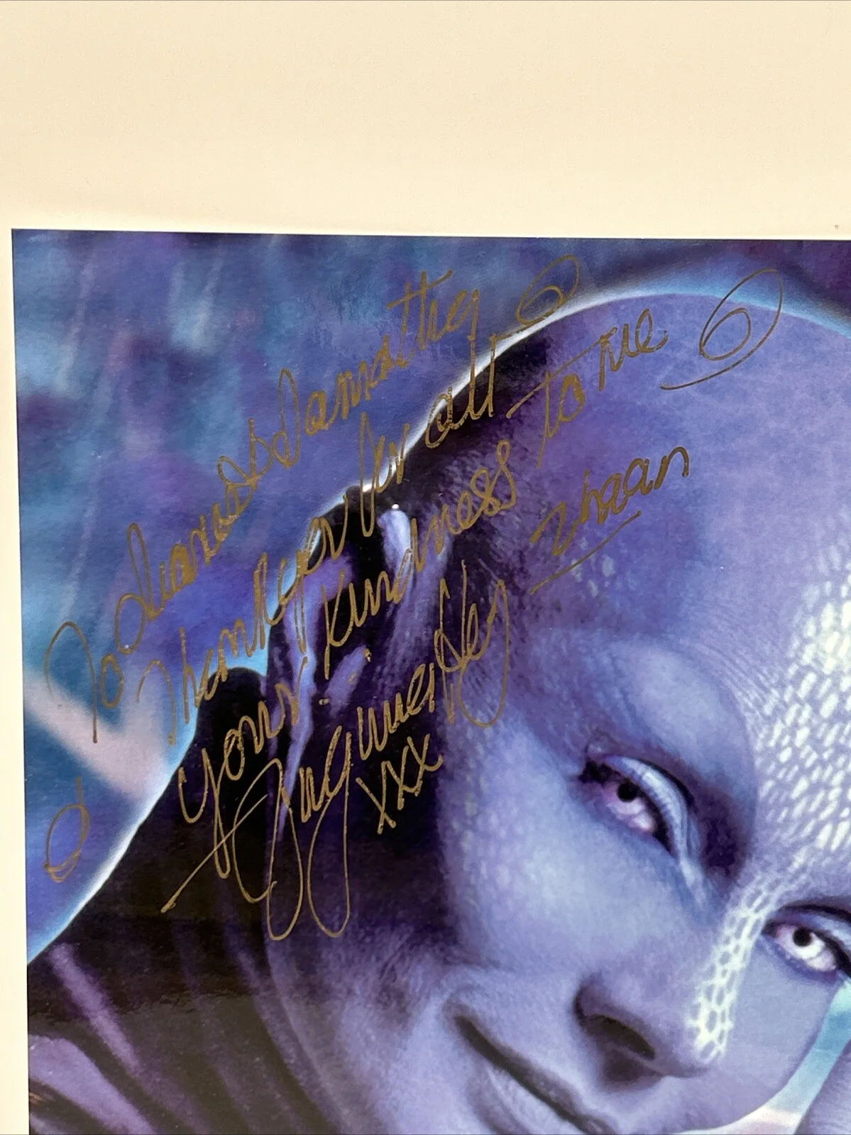 Virginia Hey — Virginia Hey Farscape Autographed 8x10 Color Photo SIGNED, изображение 3
