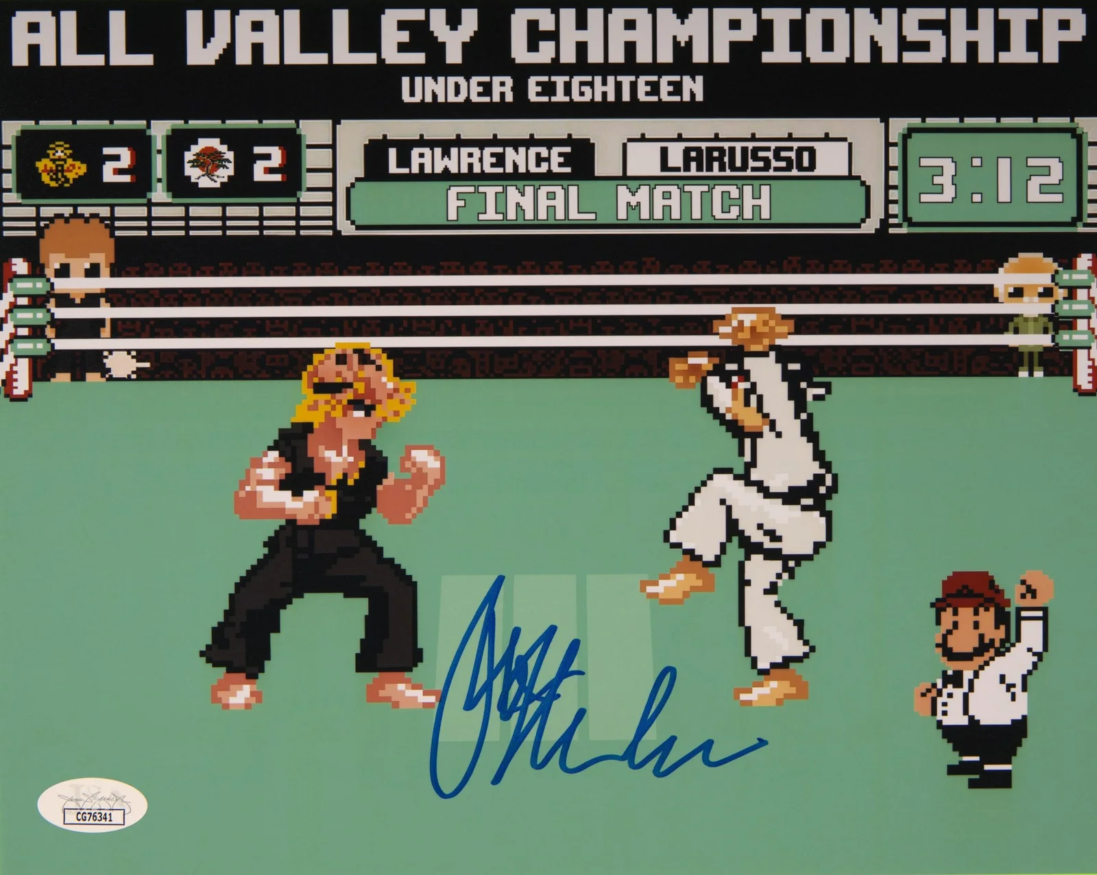 Ralph Macchio — Ralph Macchio Signed 8x10 Photo Karate Kid 8-Bit Concept JSA Private Signing, изображение 2