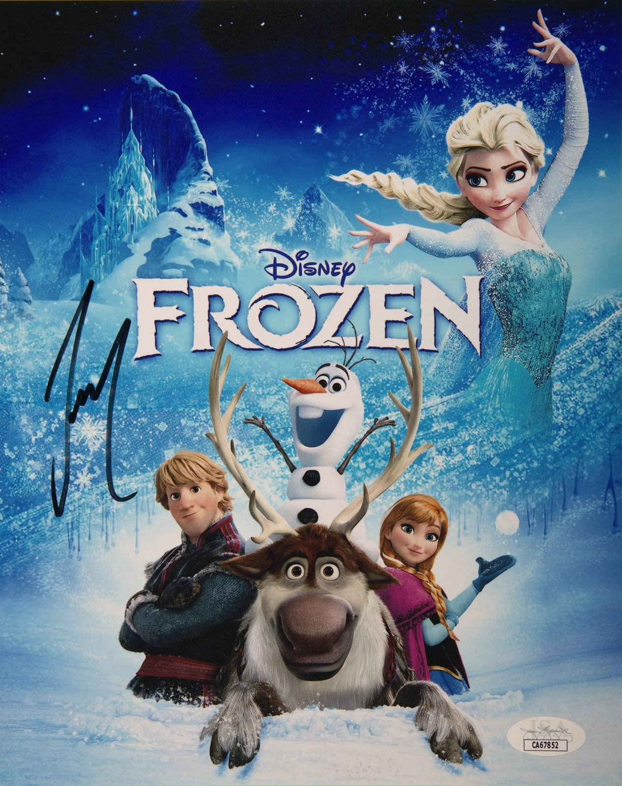 Josh Gad — Josh Gad Signed 8x10 Photo as Olaf JSA COA from Private Signing, image 2