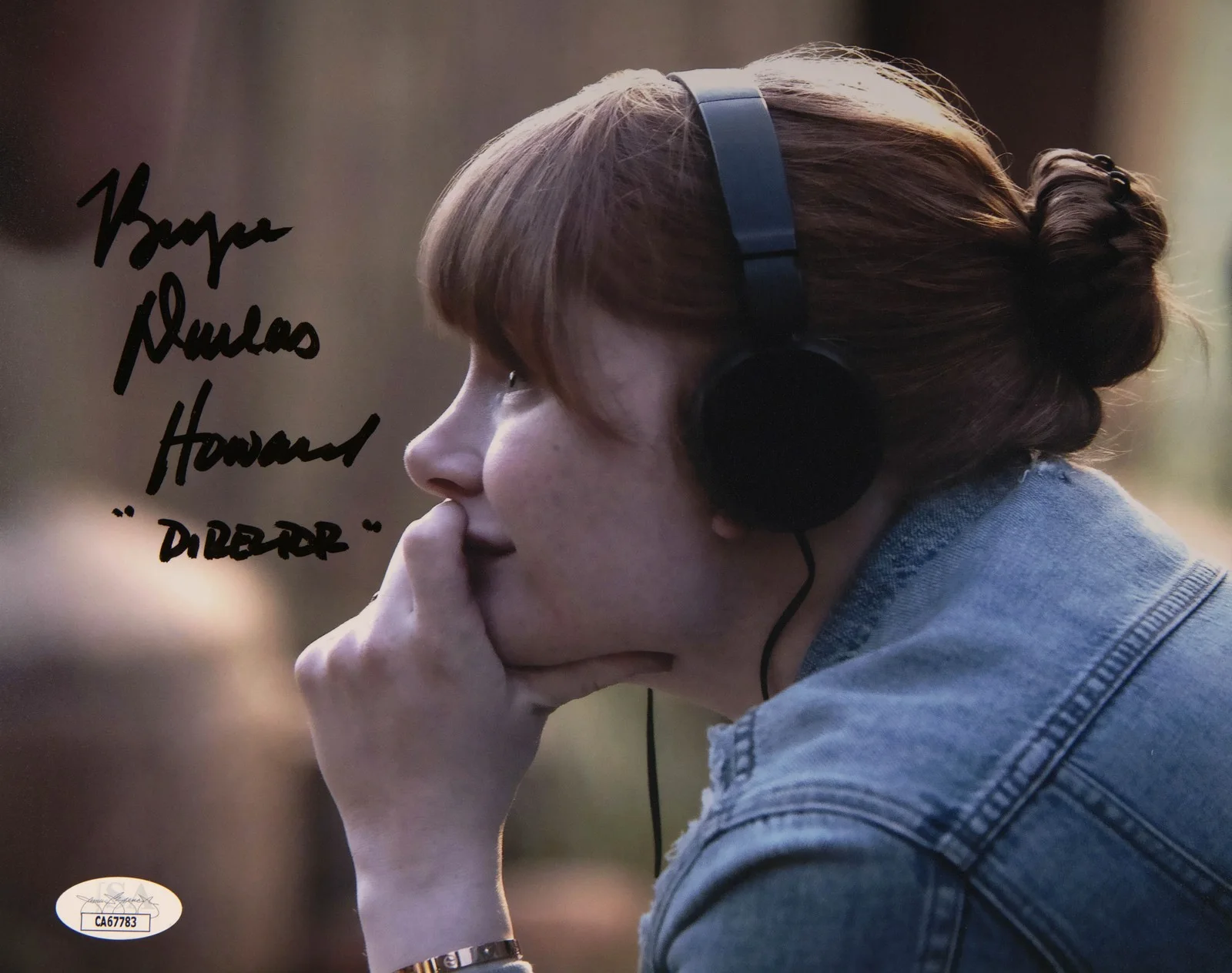 Bryce Dallas Howard — Bryce Dallas Howard Signed 8x10 Photo The Mandalorian JSA Private Signing, изображение 2