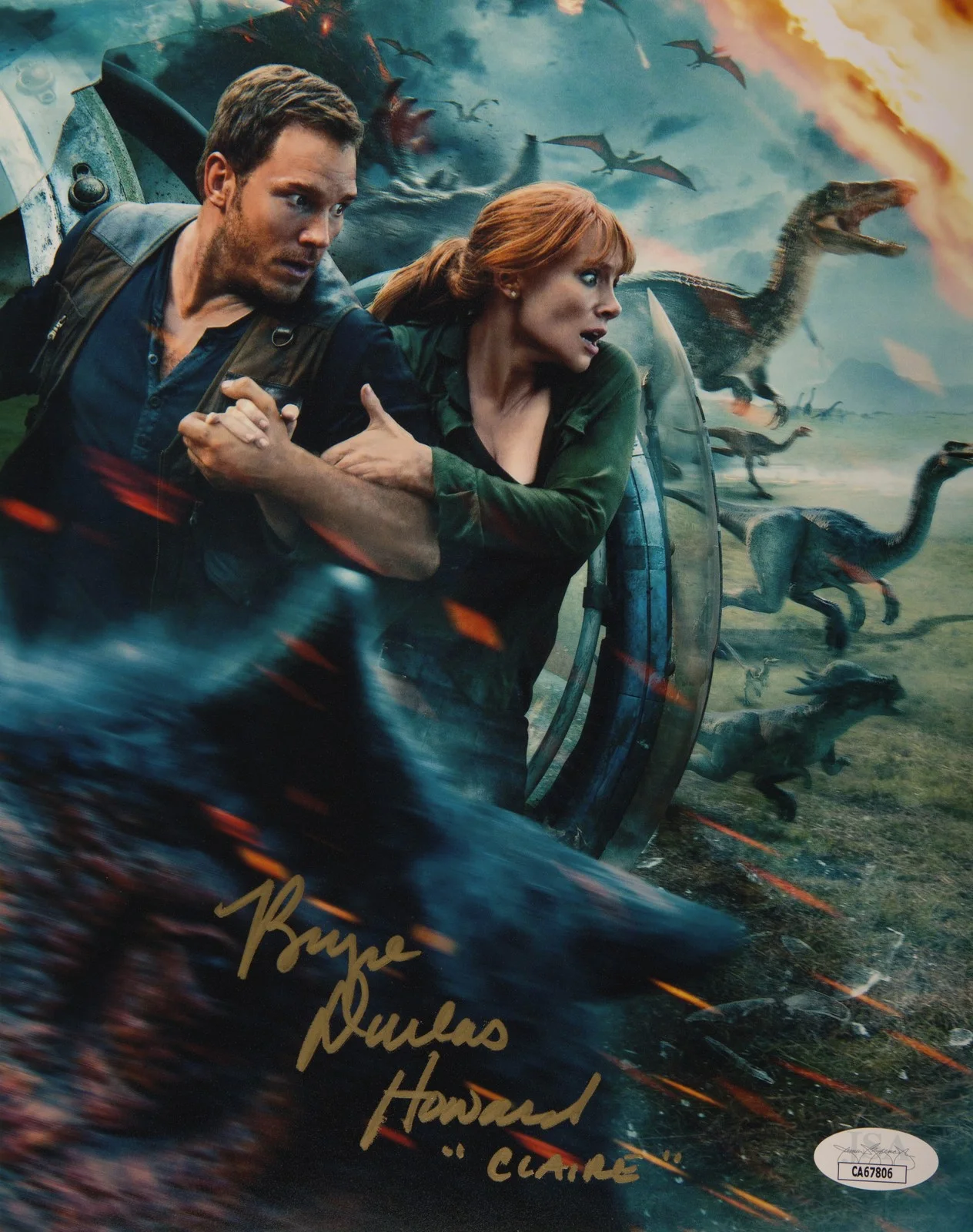 Bryce Dallas Howard — Bryce Dallas Howard Signed 8x10 Photo Jurassic World: Fallen Kingdom JSA..., image 2