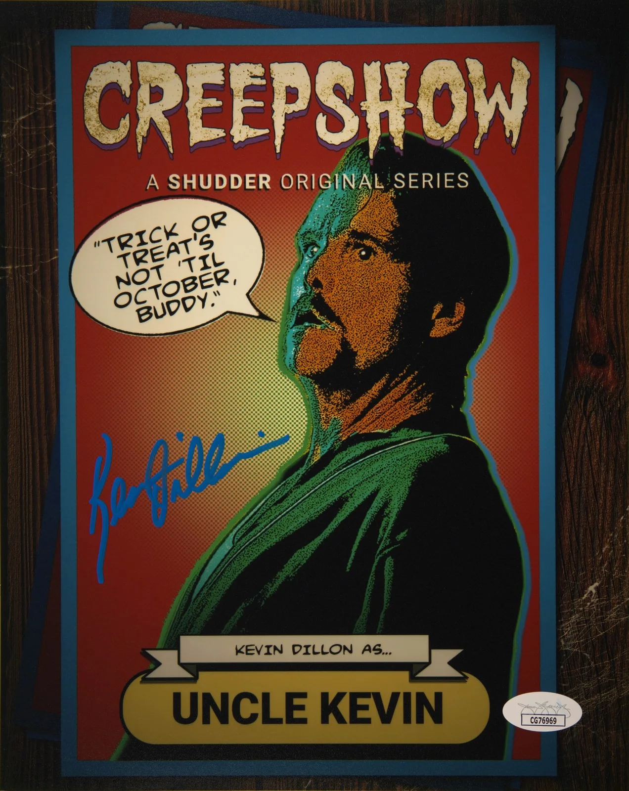 Kevin Dillon — Kevin Dillon Signed 8x10 Photo Creepshow JSA COA from Private Signing, изображение 2