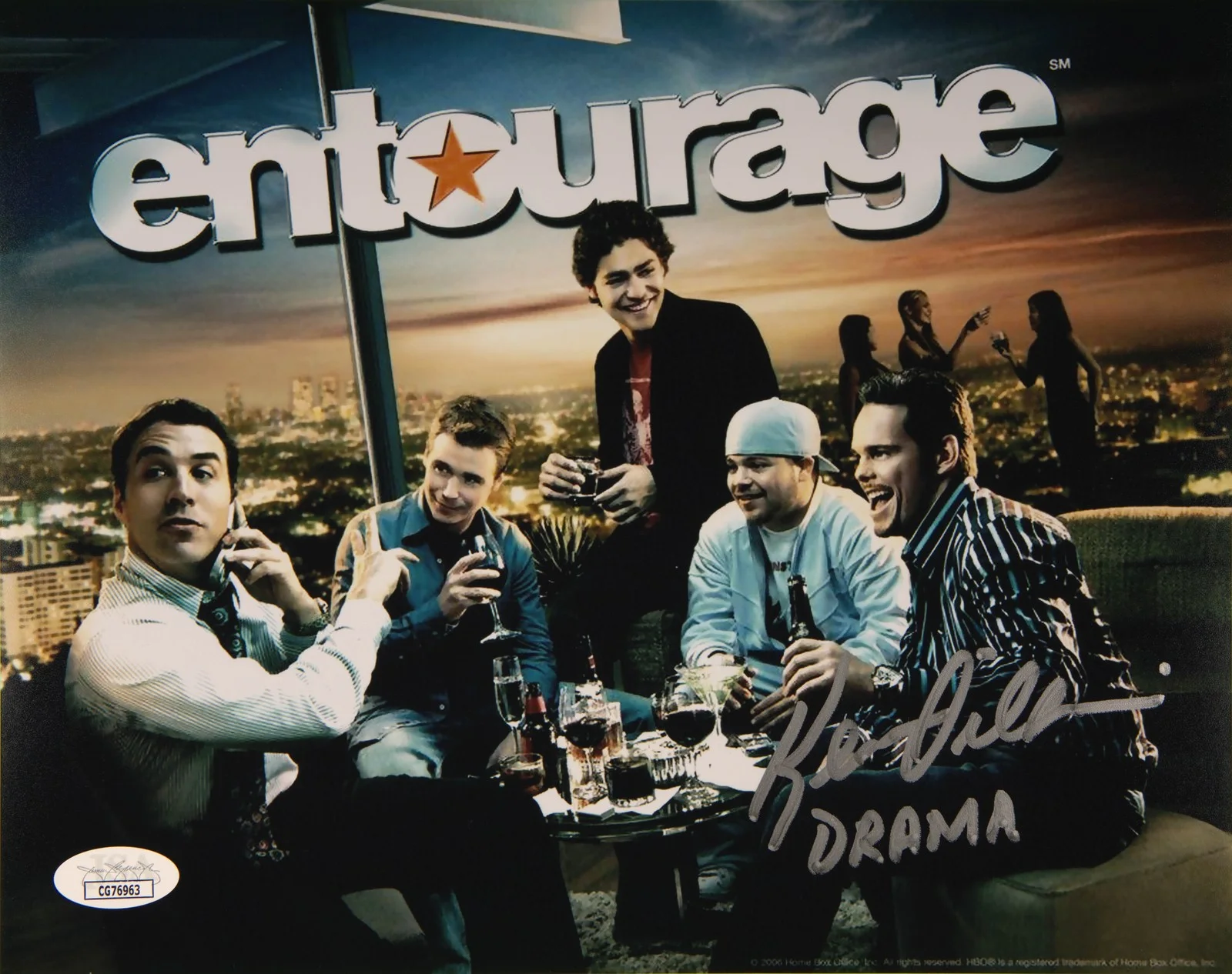 Kevin Dillon — Kevin Dillon Signed 8x10 Photo as Drama from Entourage JSA Private Signing, изображение 2