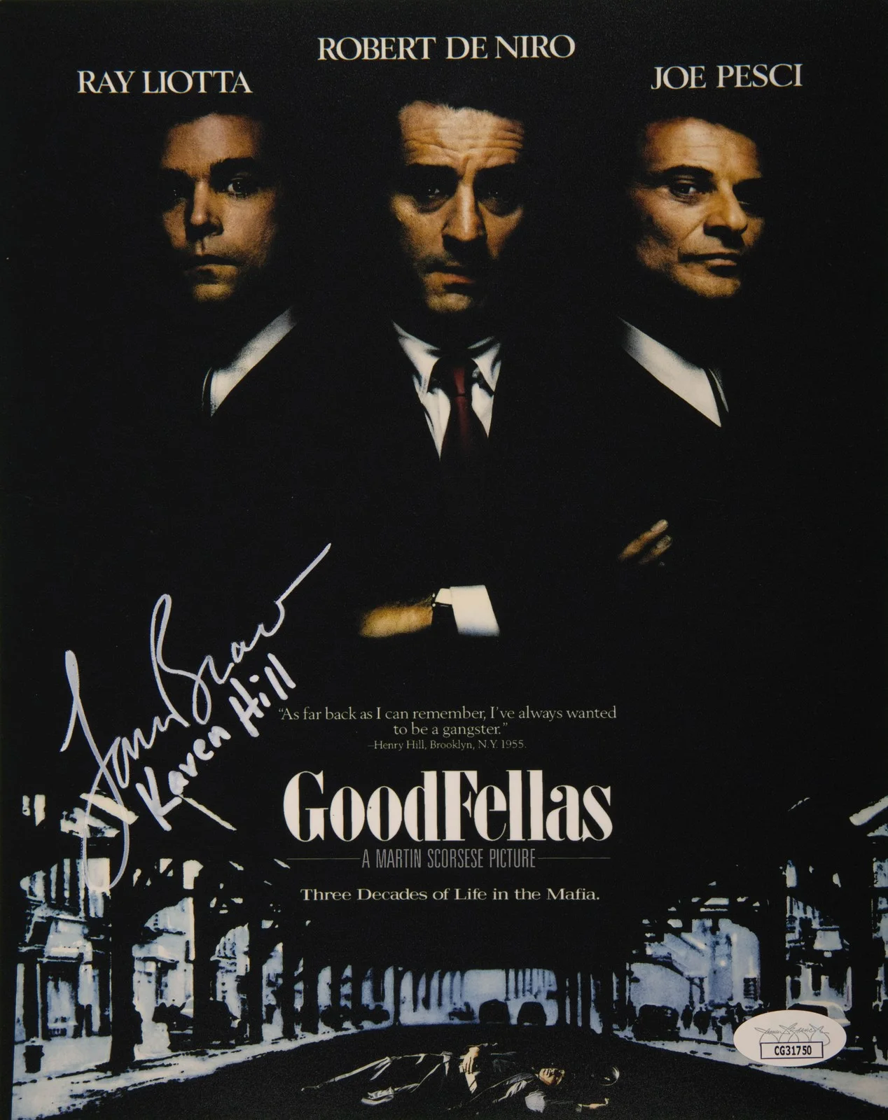 Lorraine Bracco — Lorraine Bracco Signed 8x10 Photo as Karen Hill Goodfellas JSA Private Signing, изображение 2