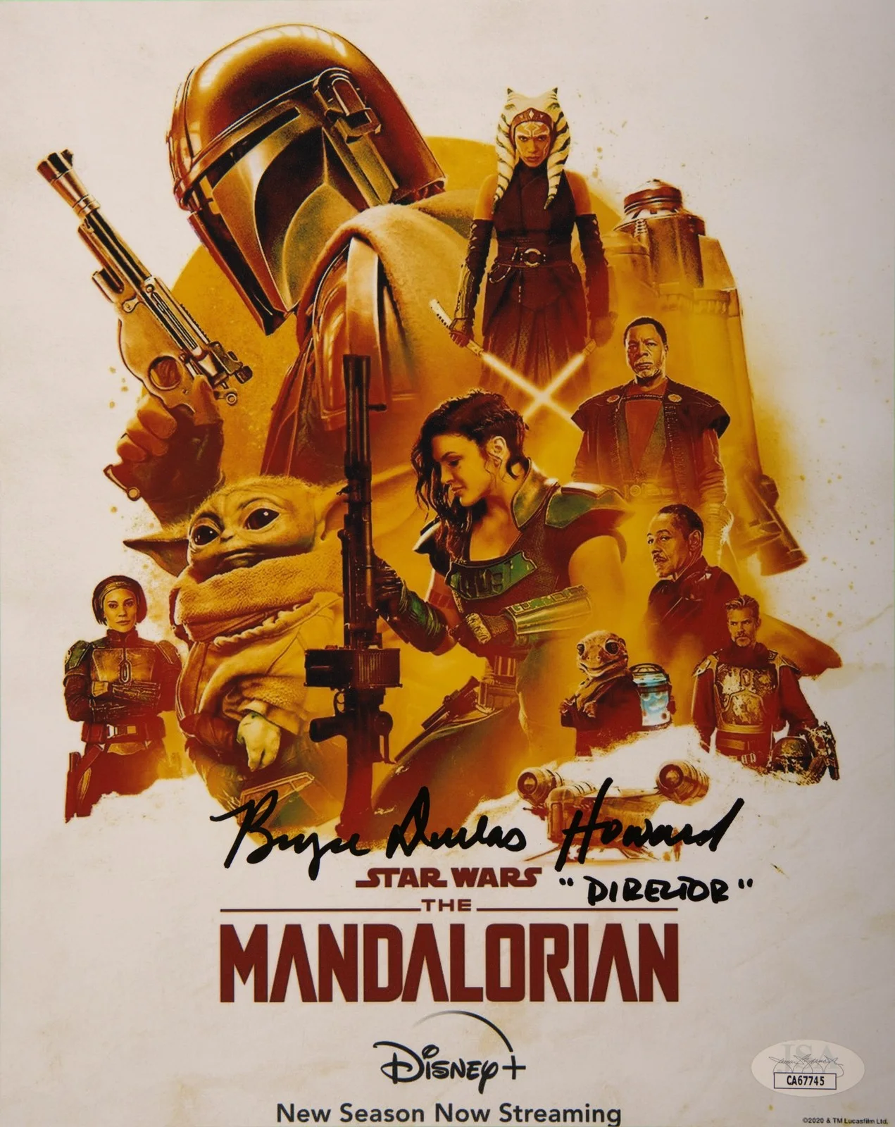 Bryce Dallas Howard — Bryce Dallas Howard Signed 8x10 Photo The Mandalorian JSA Private Signing, изображение 2