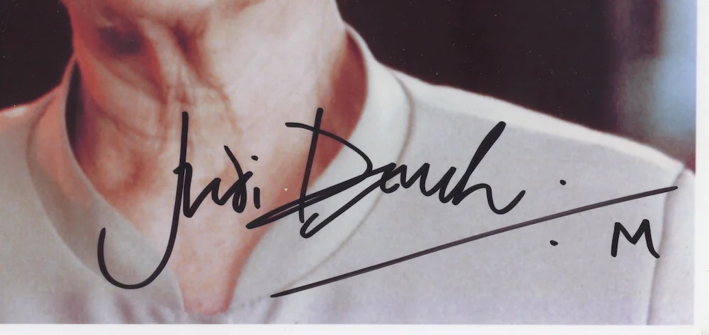 Judi Dench James Bond Autographed Signed 8x10 Photo AMCo COA 30759, image 2