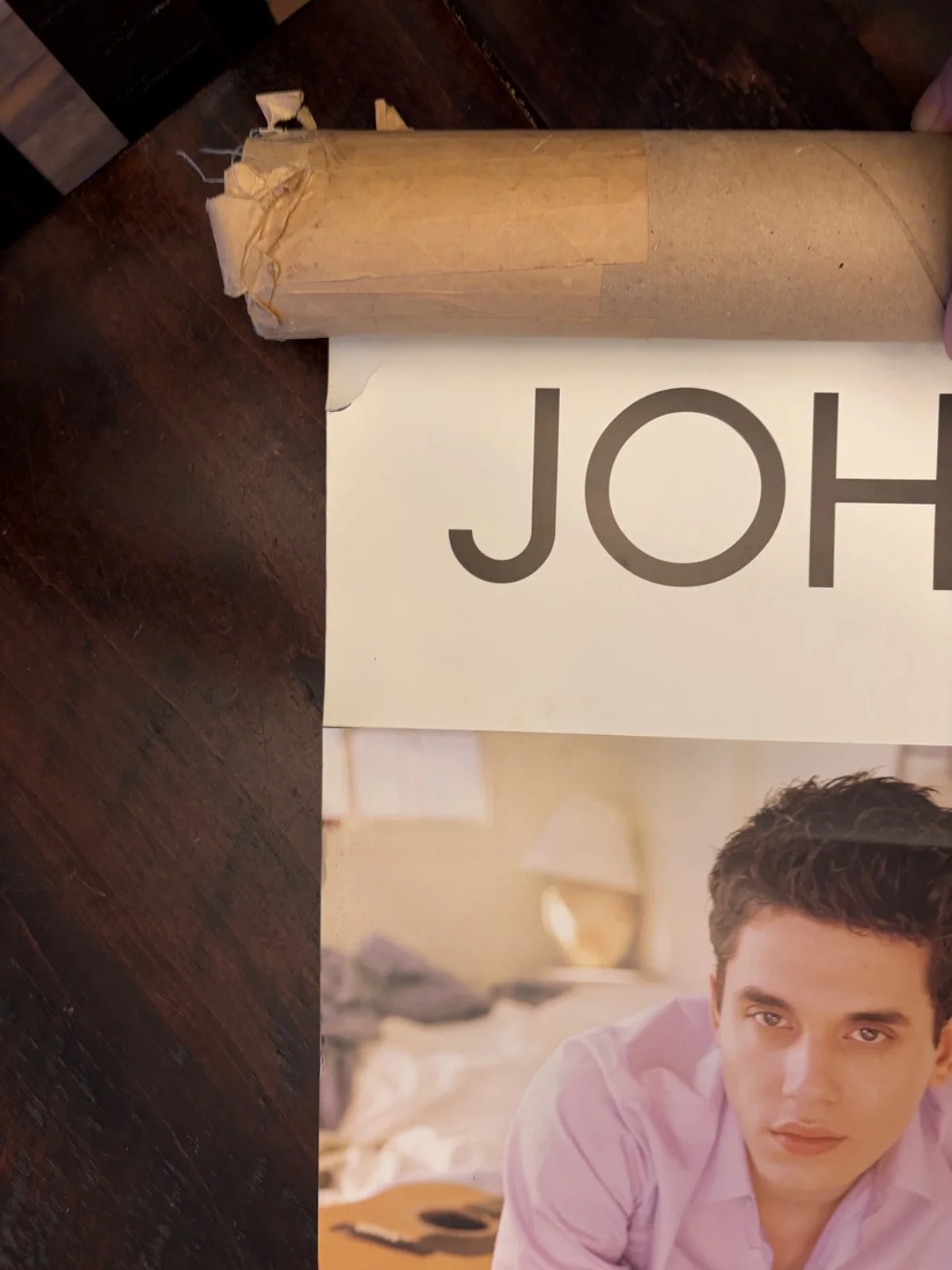 UNIQUE SIGNED - John Mayer 2002 Room For Squares 2-Sided Promo Poster Some Wear, изображение 2